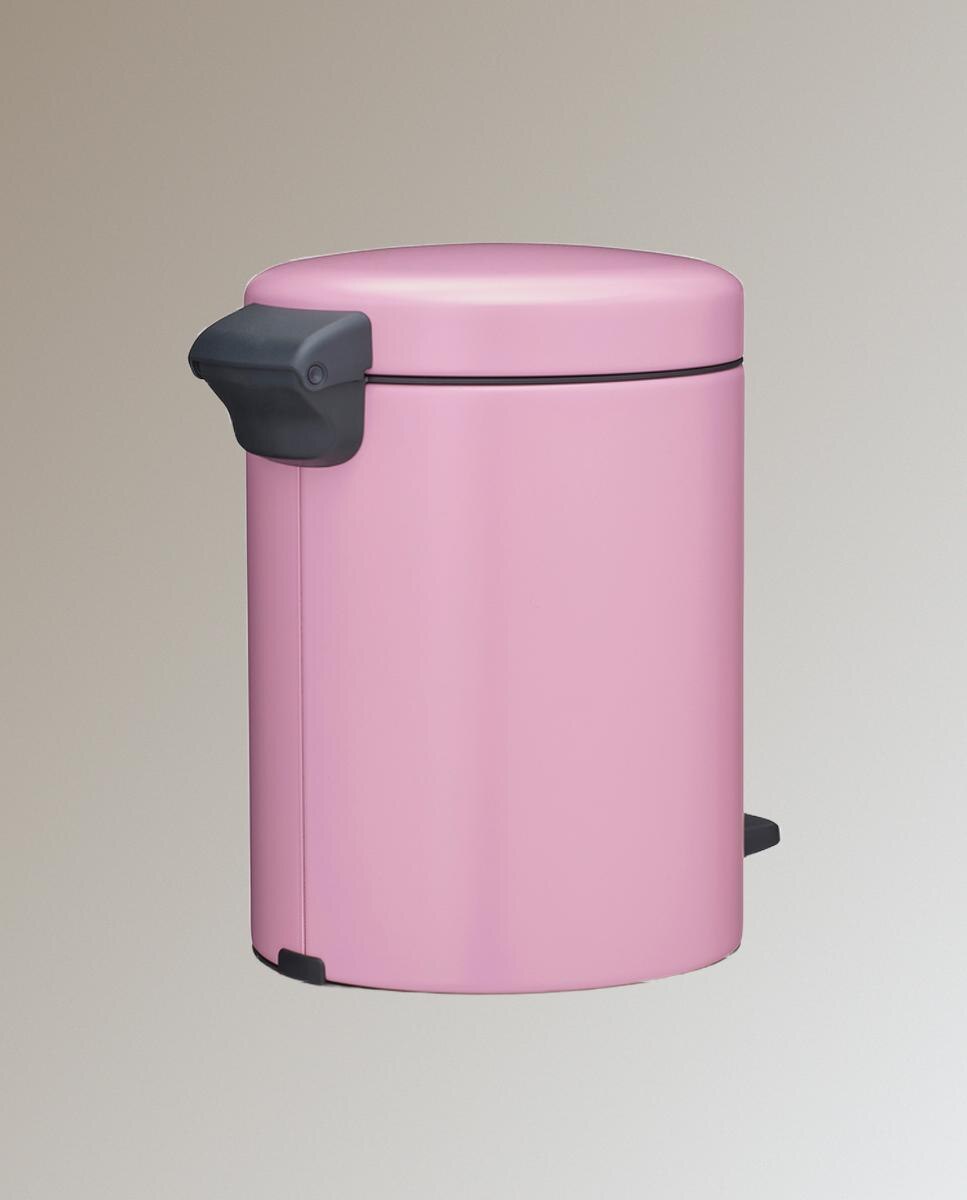 Papelera de baño con pedal NewIcon 5L Brabantia - Rosa 5 litros Rosa-3