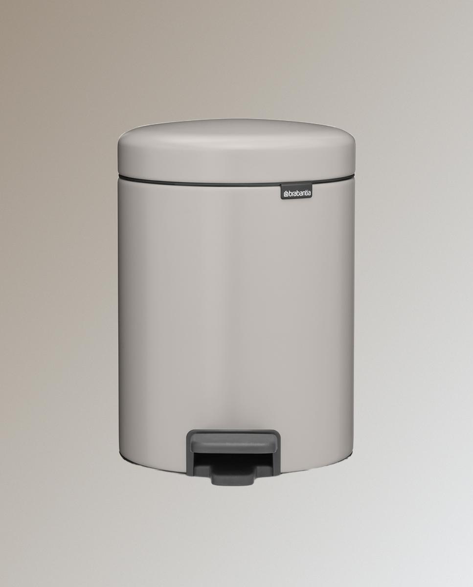 Imagen 0 de Papelera de baño con pedal NewIcon 5L Brabantia Gris