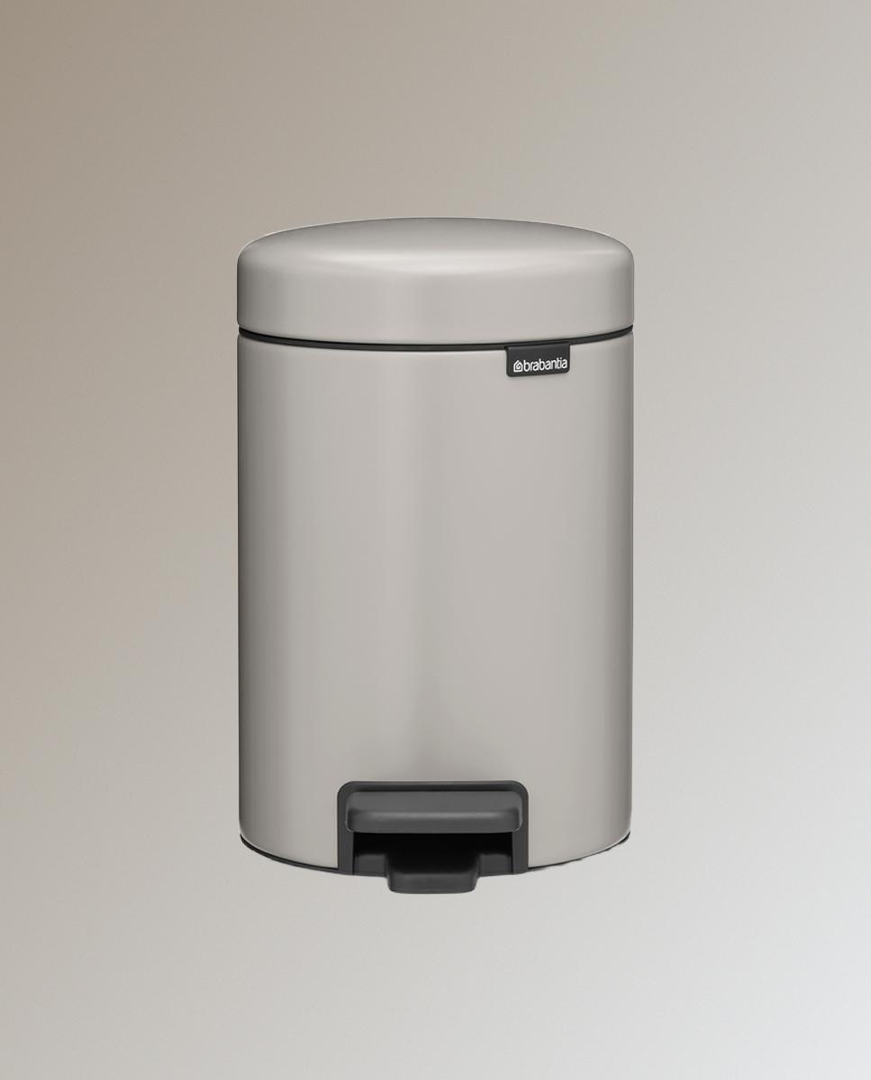 Imagen 0 de Papelera de baño con pedal NewIcon 3L Brabantia Gris