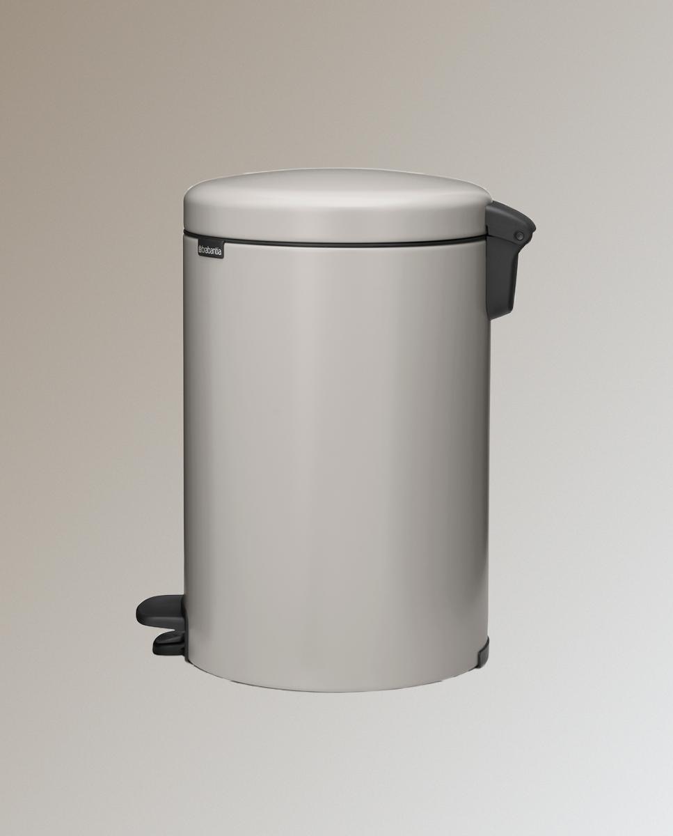 Cubo de basura con pedal NewIcon 20L Brabantia - Gris 20 litros Gris-4
