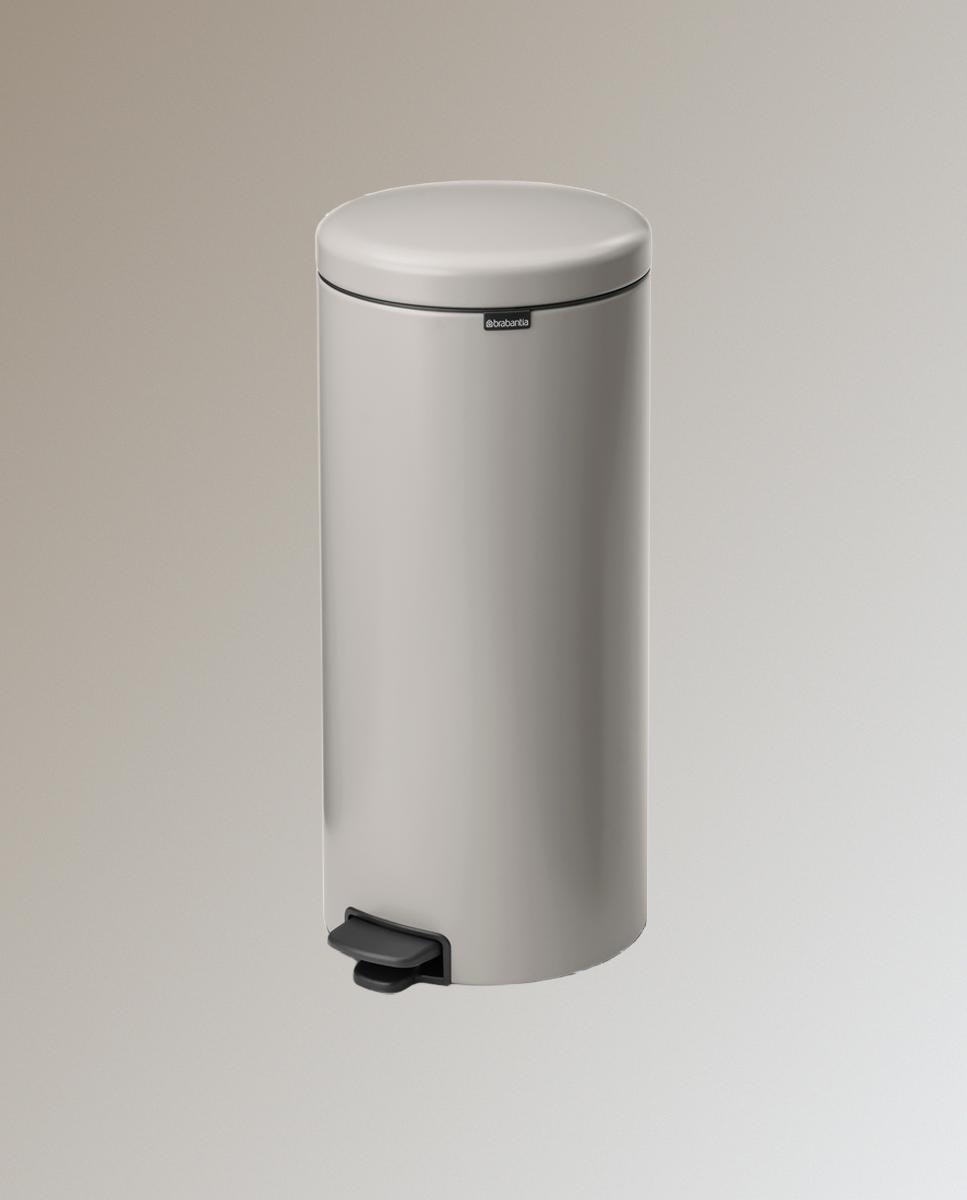 Cubo de basura con pedal NewIcon 30L Brabantia - Gris Gris-2
