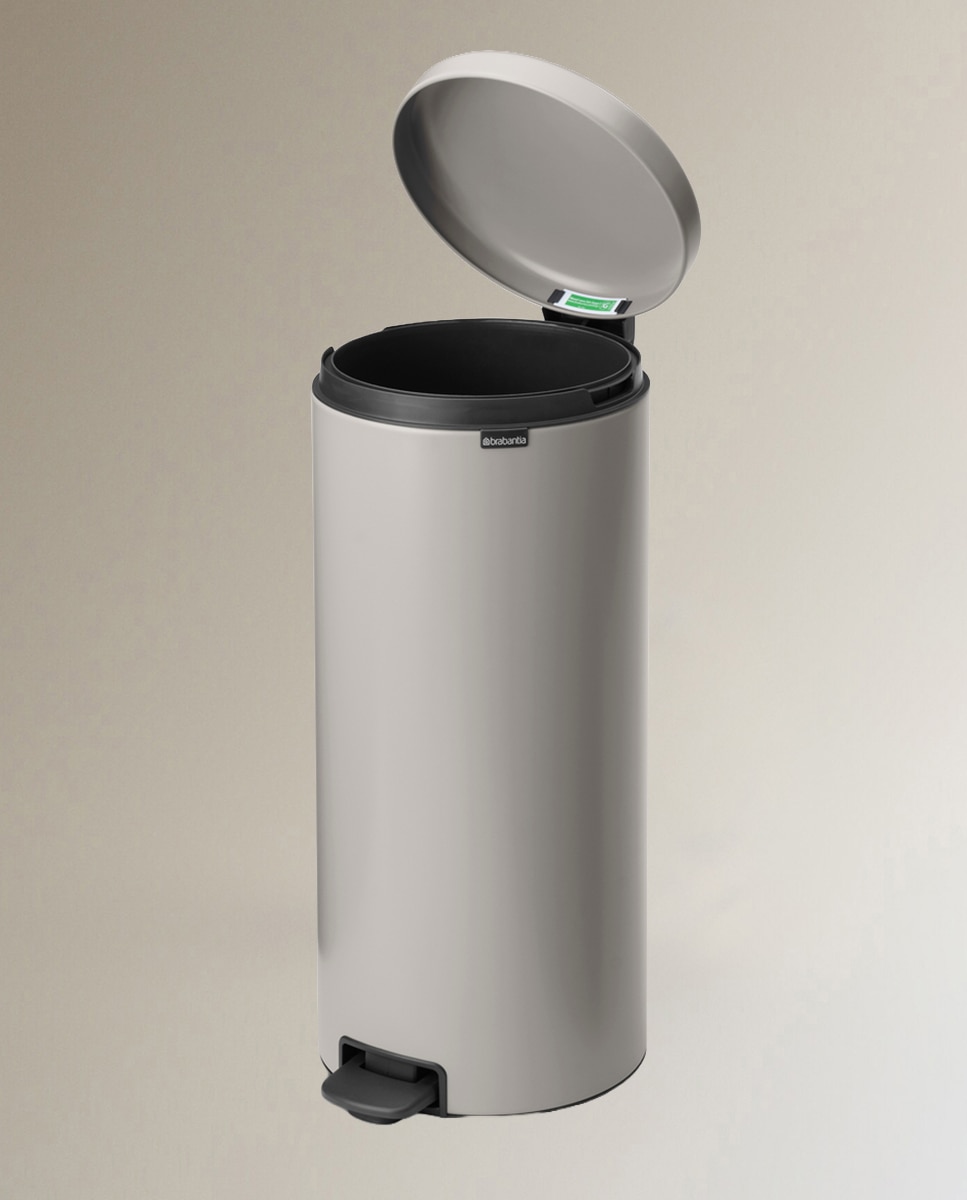Cubo de basura con pedal NewIcon 30L Brabantia - Gris Gris-3