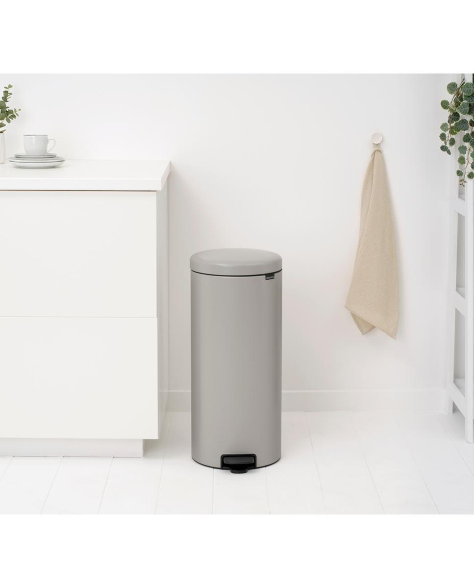 Cubo de basura con pedal NewIcon 30L Brabantia - Gris Gris-7