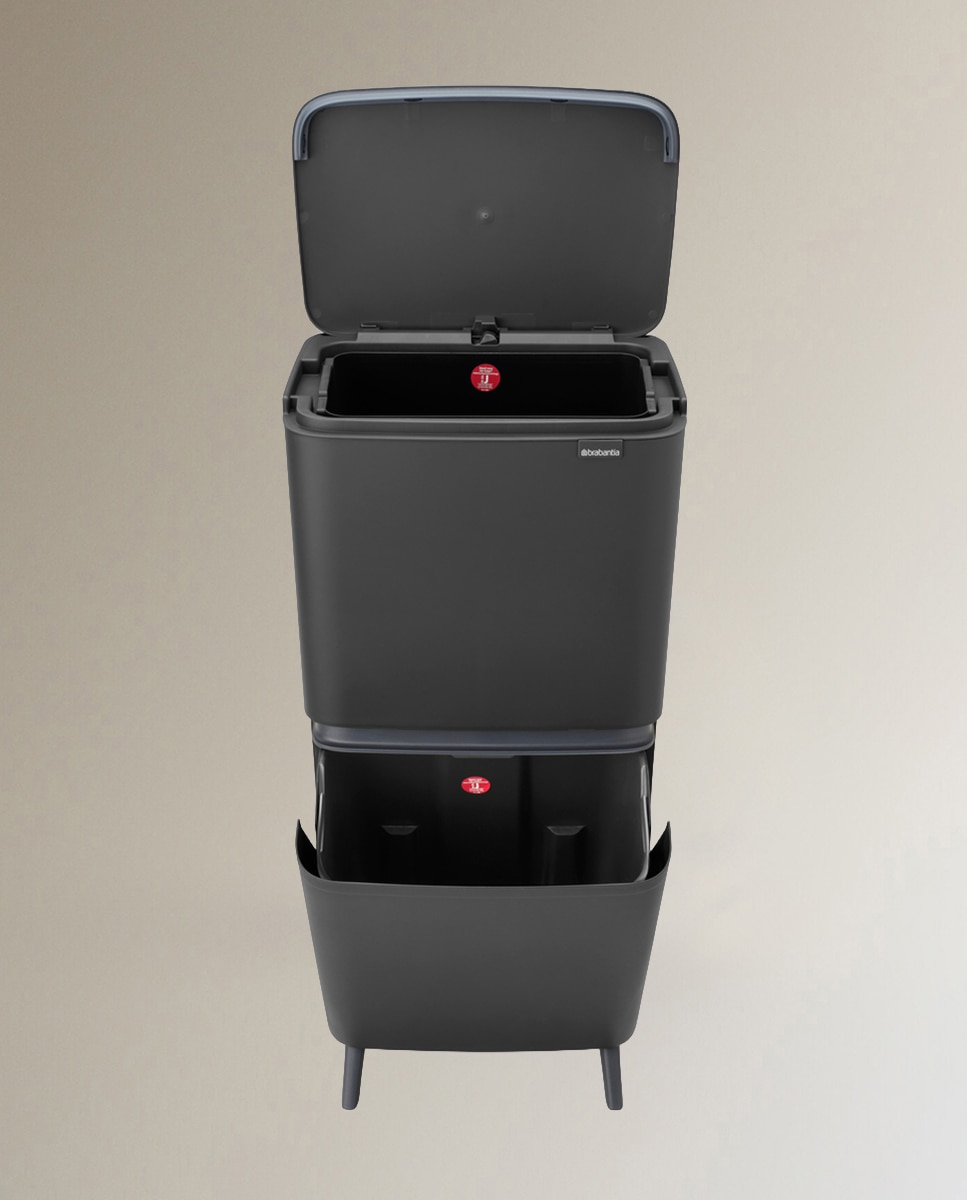 Cubo de Reciclagem SortUp 20 + 25 L Brabantia Cinzento-5