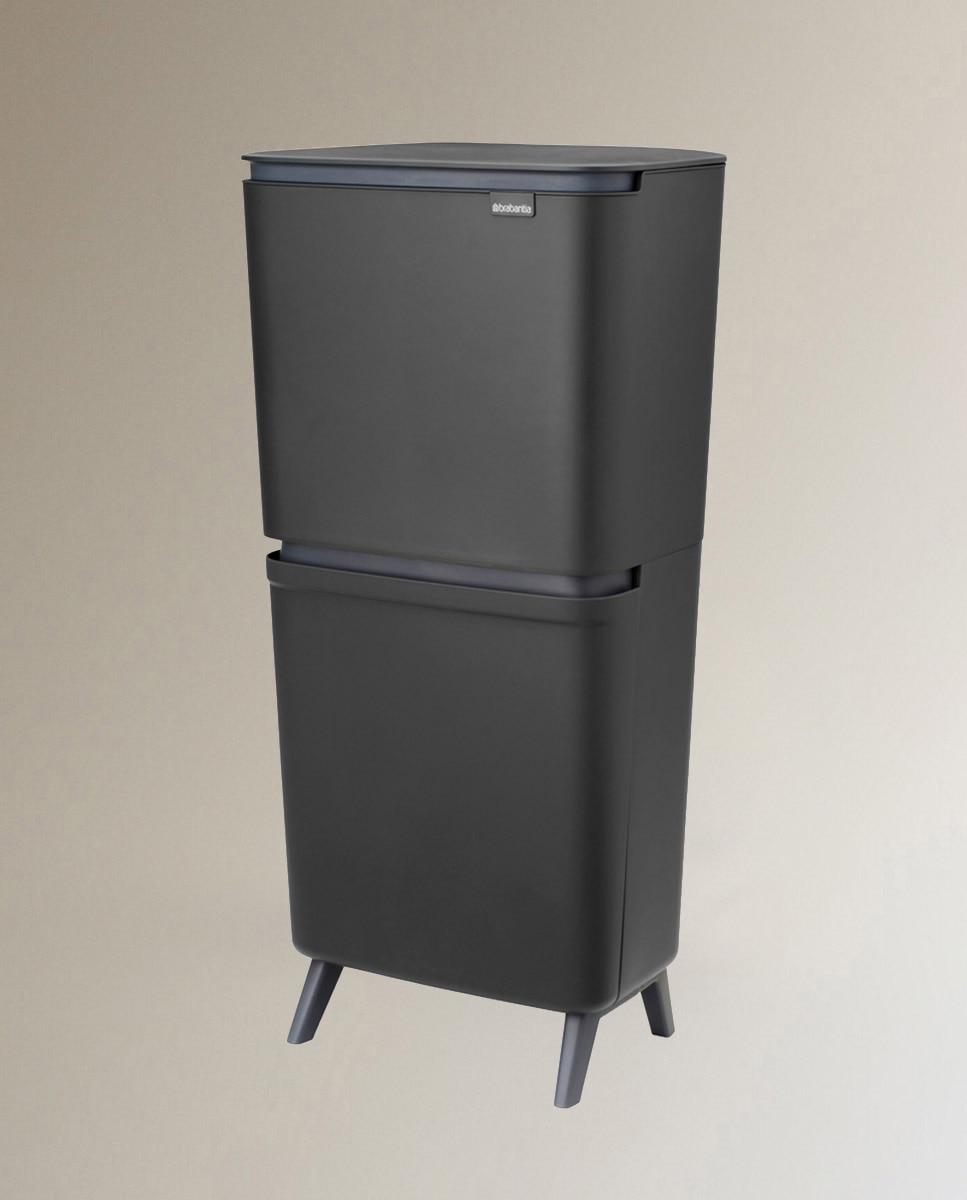 Cubo de Reciclagem SortUp 20 + 25 L Brabantia Cinzento-6