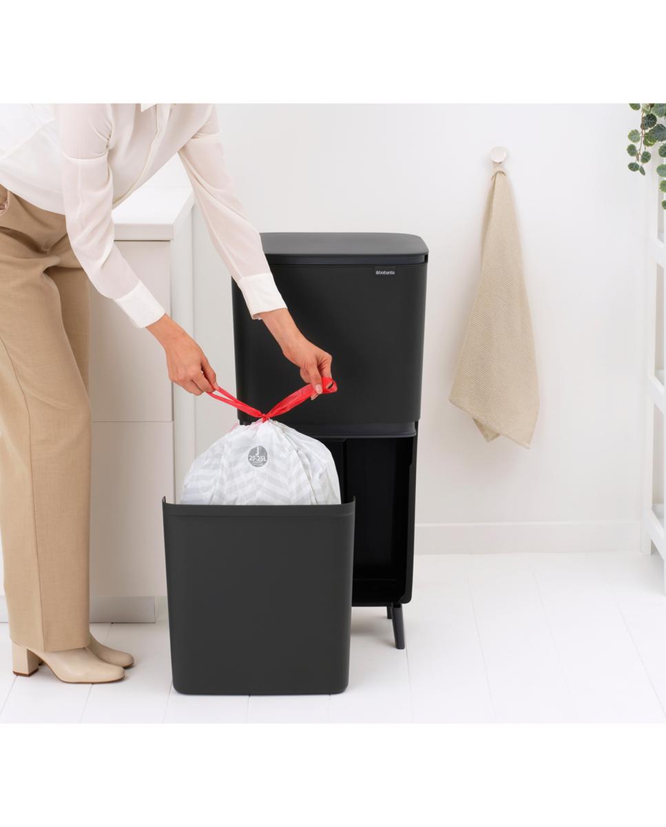 Cubo de Reciclagem SortUp 20 + 25 L Brabantia Cinzento-7
