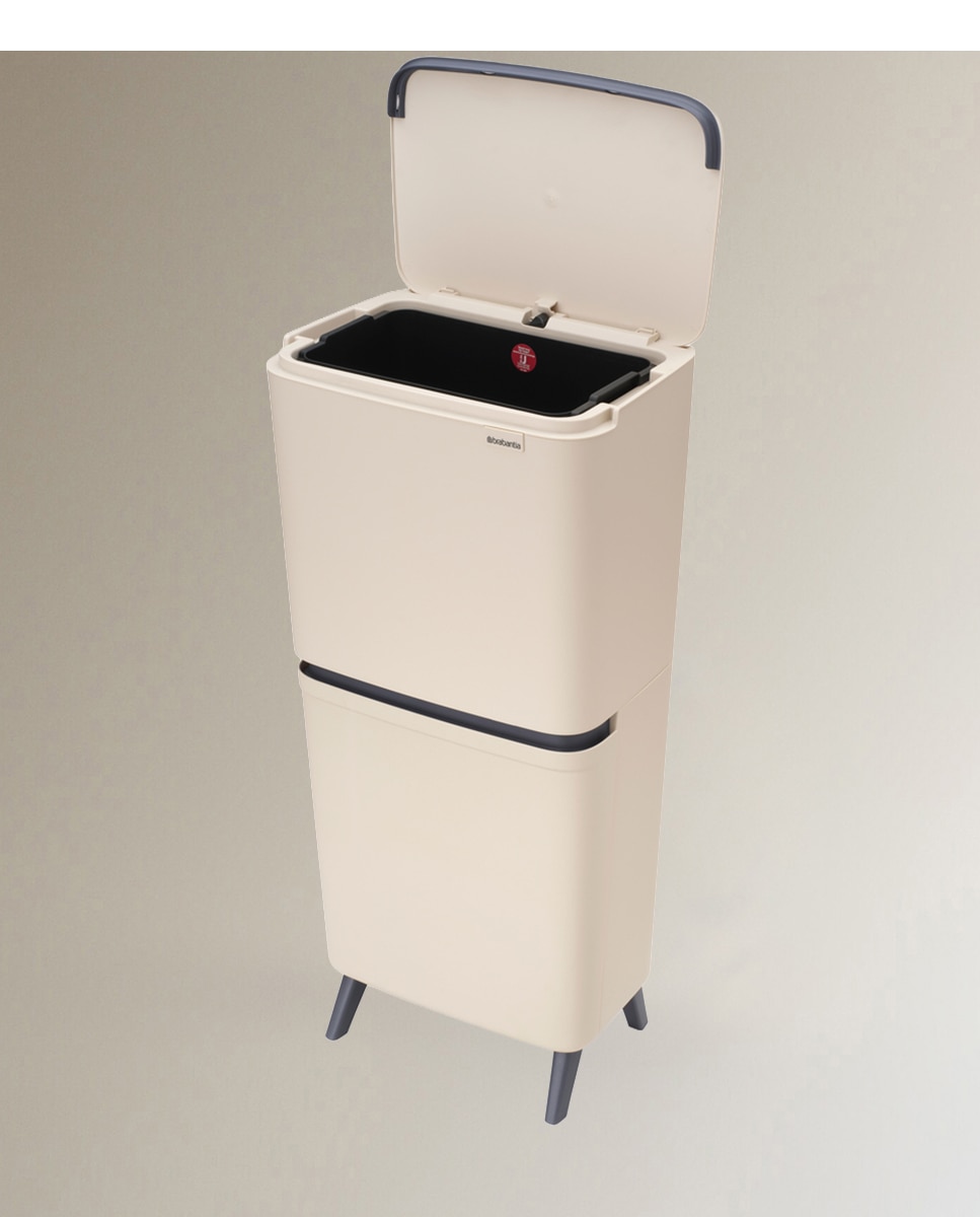 Imagen 6 de Cubo de reciclaje SortUp 20 + 25 L Brabantia - Beige Beige
