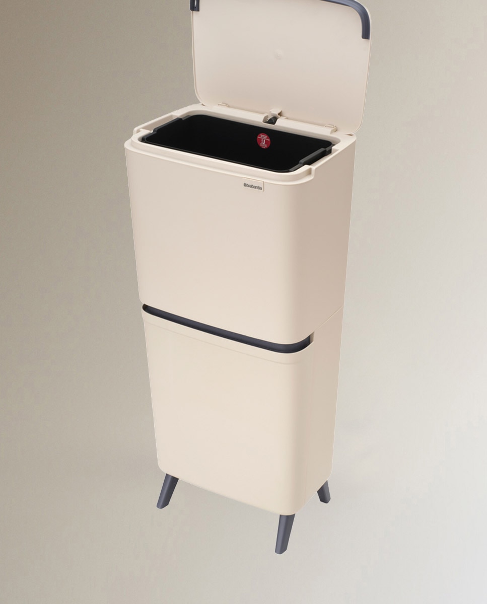 Imagen 7 de Cubo de reciclaje SortUp 20 + 25 L Brabantia - Beige Beige