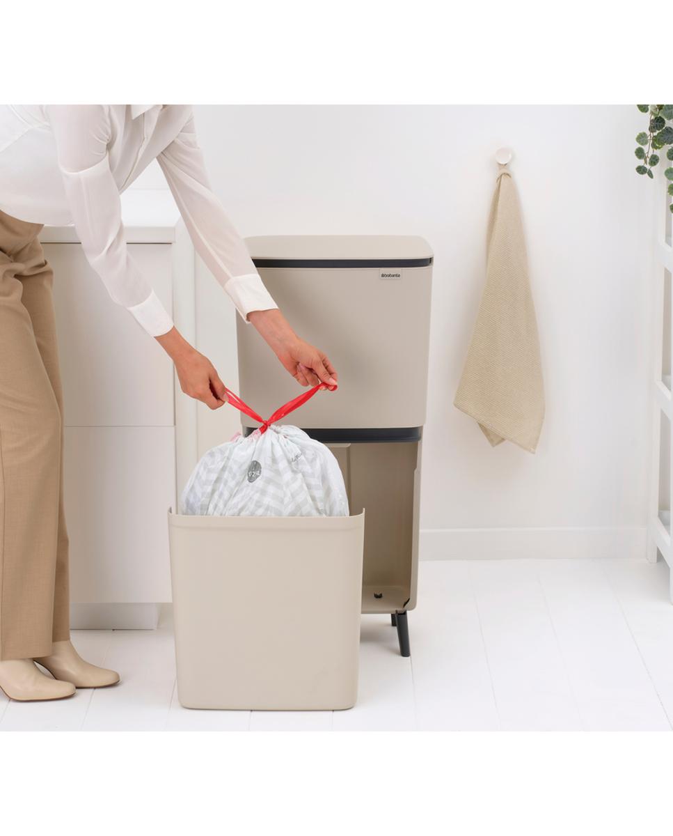 Imagen 9 de Cubo de reciclaje SortUp 20 + 25 L Brabantia - Beige Beige