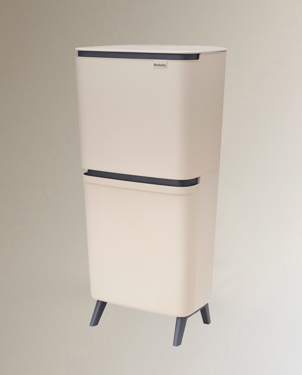 Cubo de Reciclagem SortUp 10 + 10 + 25 L Brabantia Bege-2