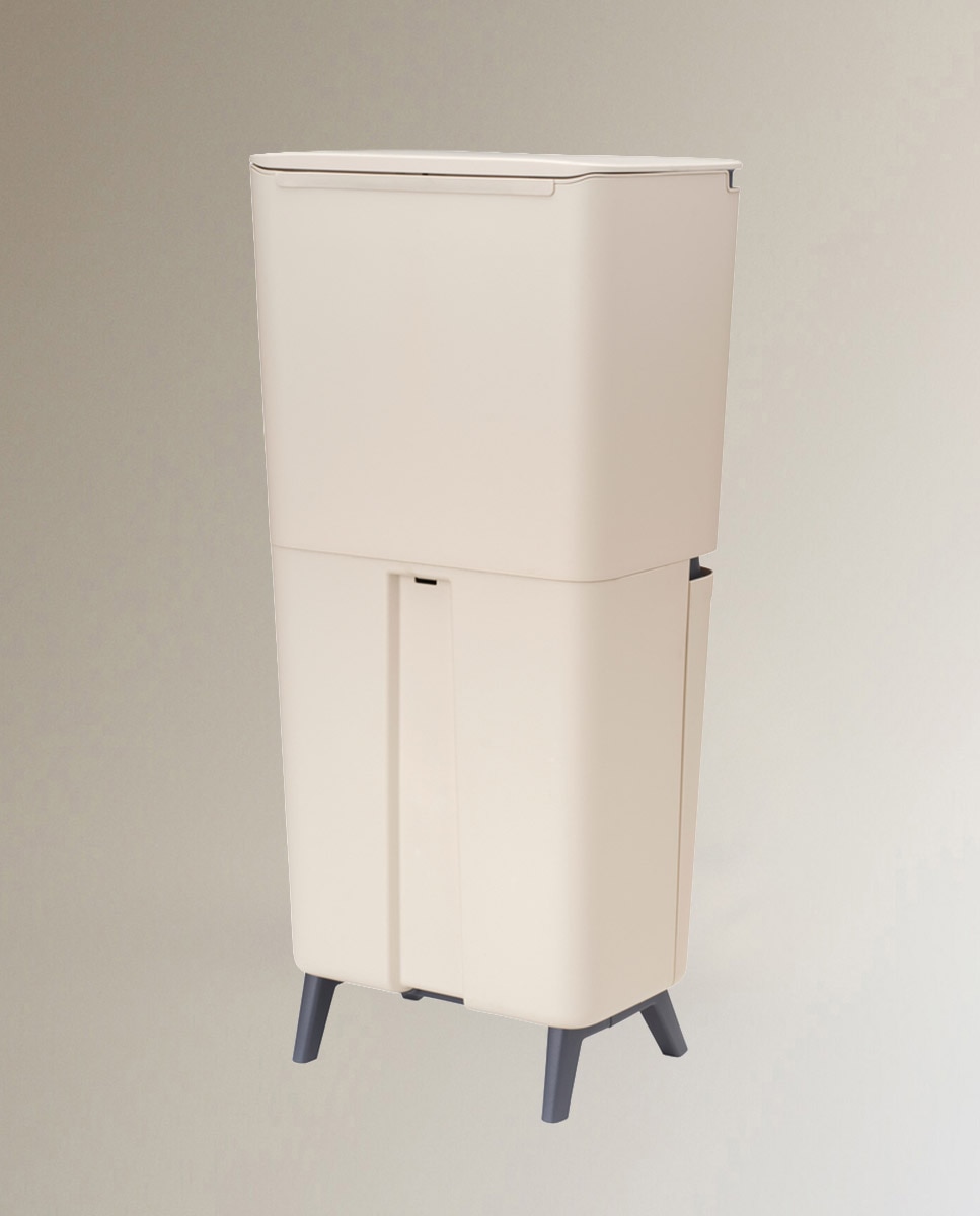 Cubo de Reciclagem SortUp 10 + 10 + 25 L Brabantia Bege-4