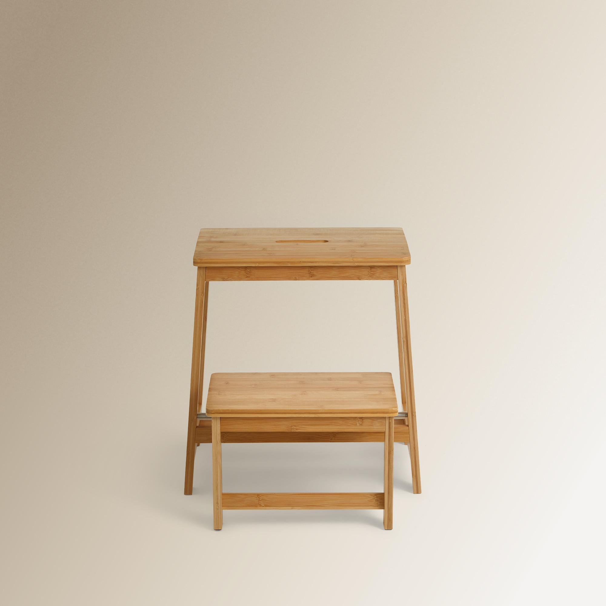 Escada Dobrável de Bambu 2