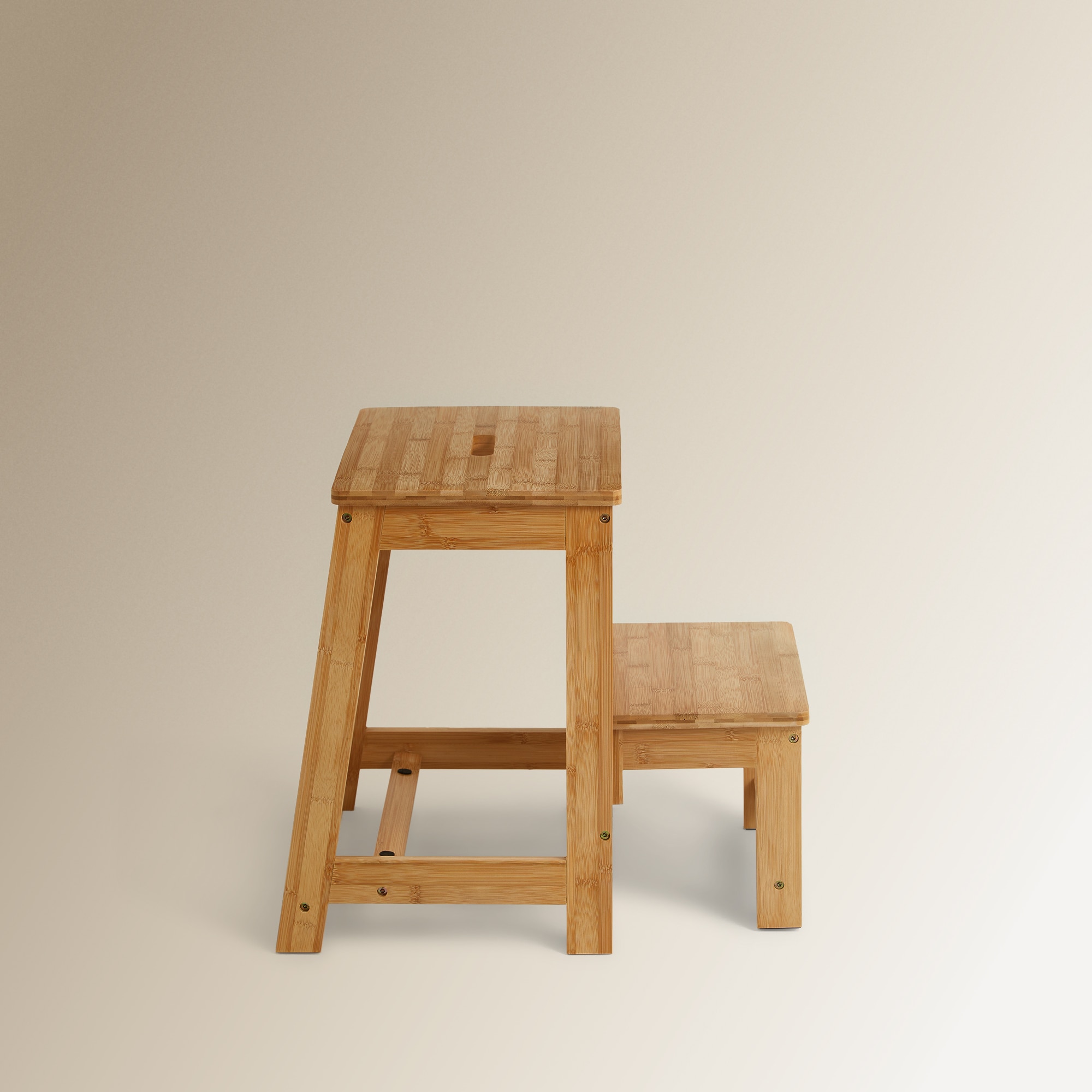 Escada Dobrável de Bambu 3