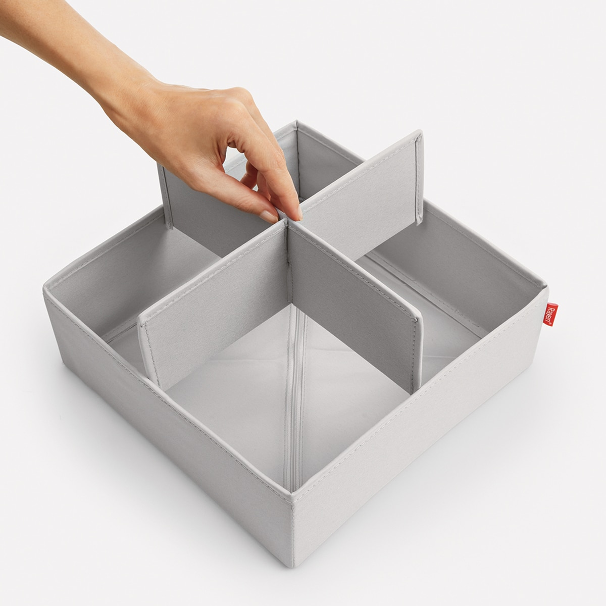 Organizador de gavetas Premium Rayen Cinzento-2