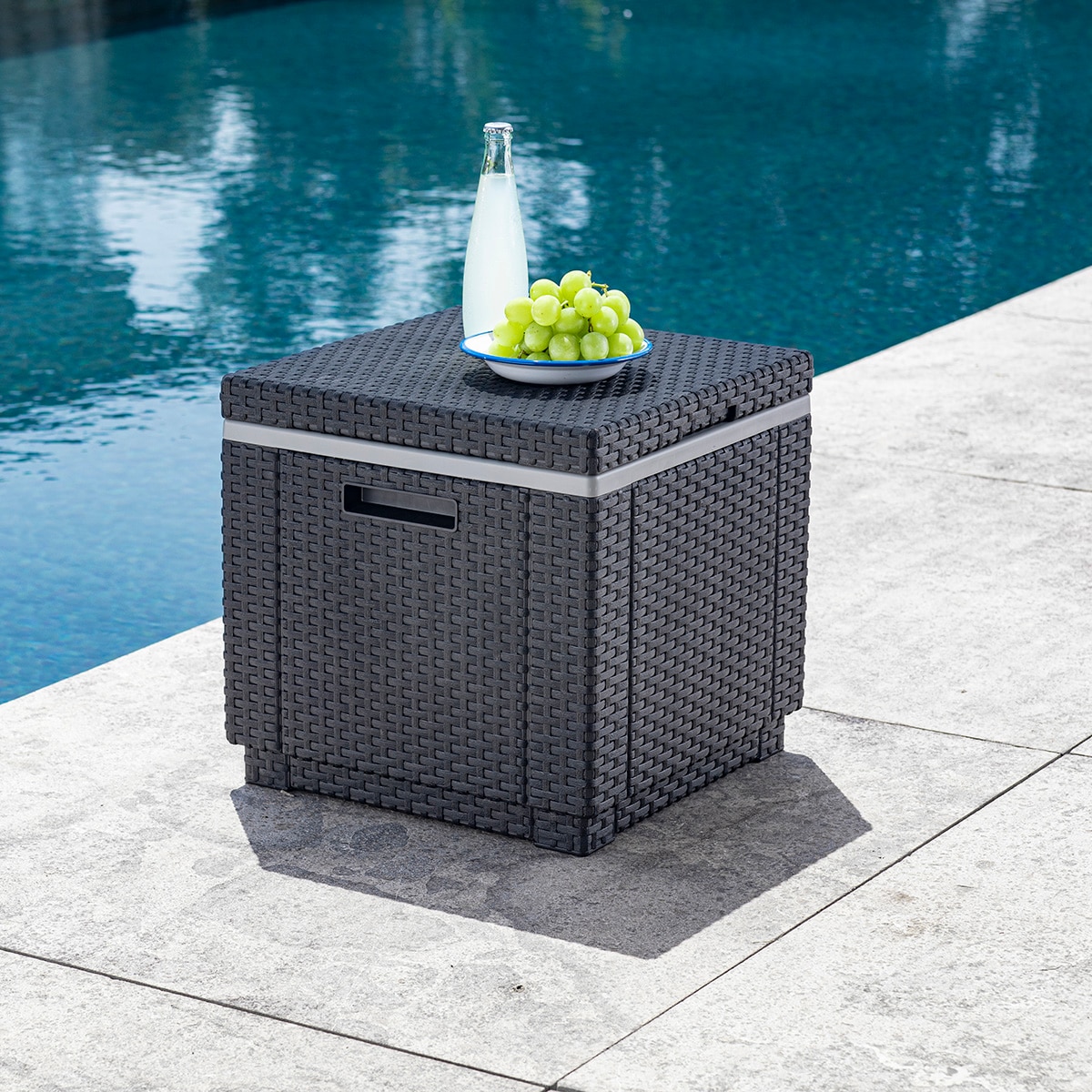 Nevera Ice Cube Curver Gris-5