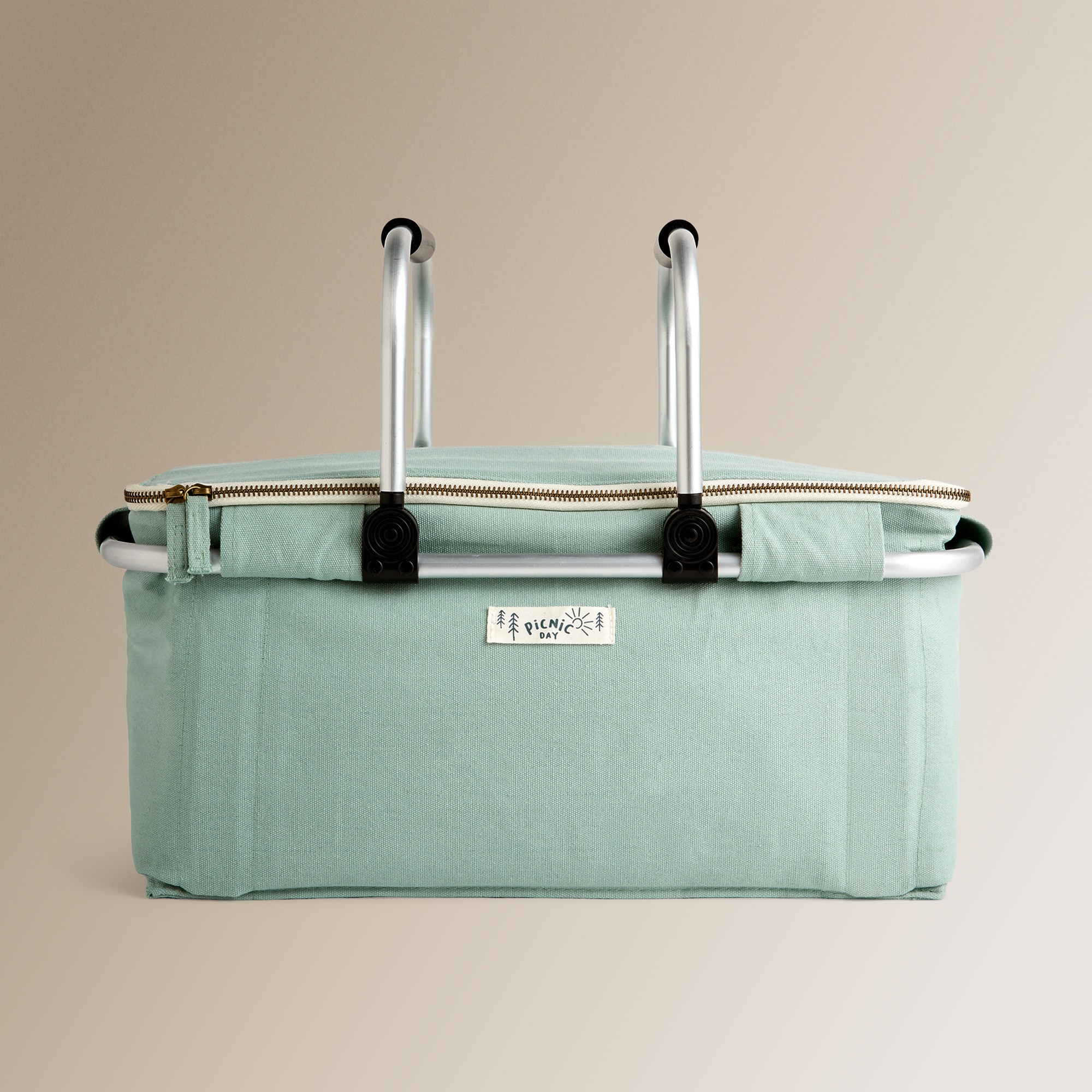 Cesta nevera plegable Camper Basics El Corte Inglés Verde Agua-2