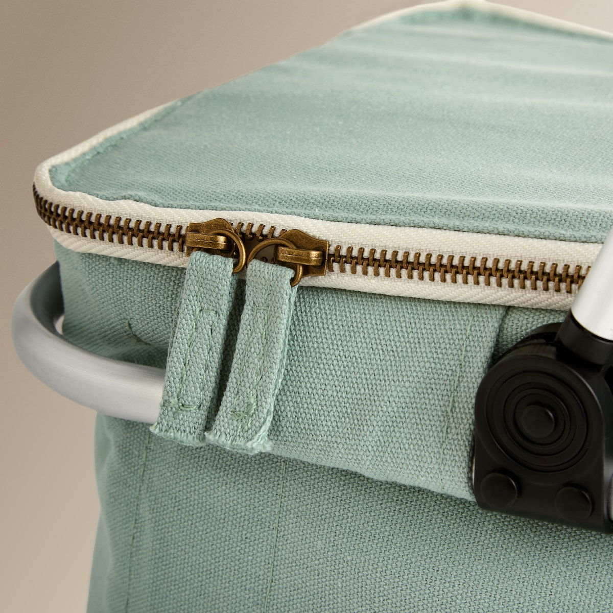 Cesta nevera plegable Camper Basics El Corte Inglés Verde Agua-4