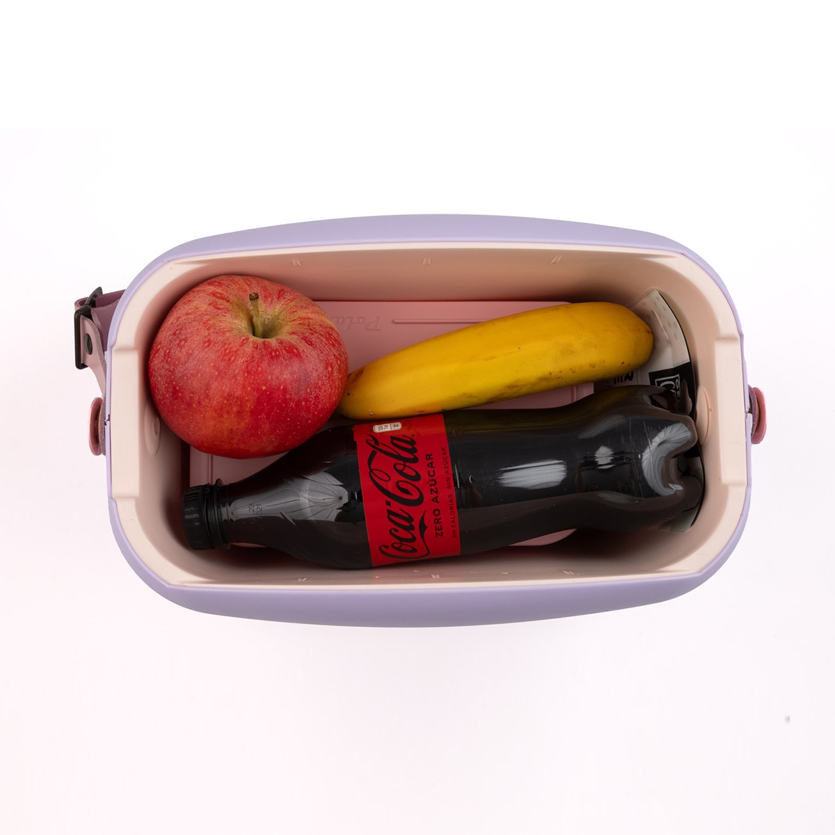 Nevera portátil con 2 contenedores CoolerBag Polarbox Malva-4