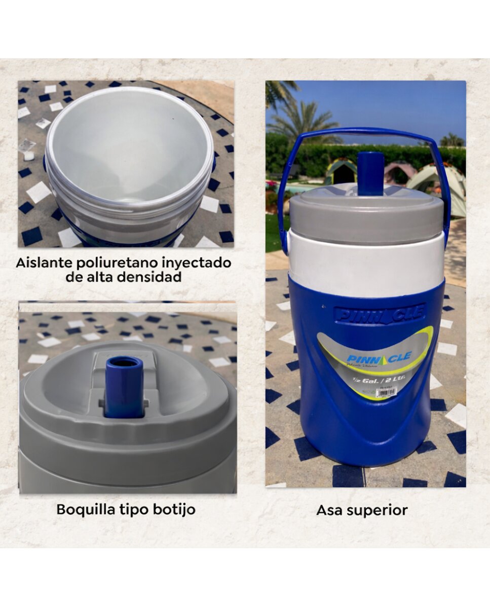 Termo pinnacle 2 litros Blanco-3