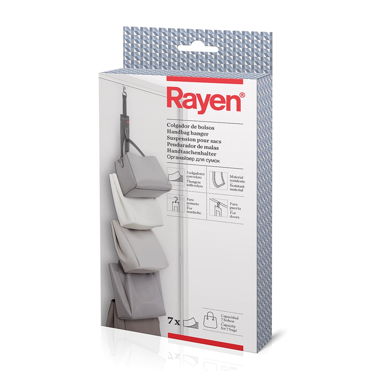 Cabide de sacos Rayen Azul-7