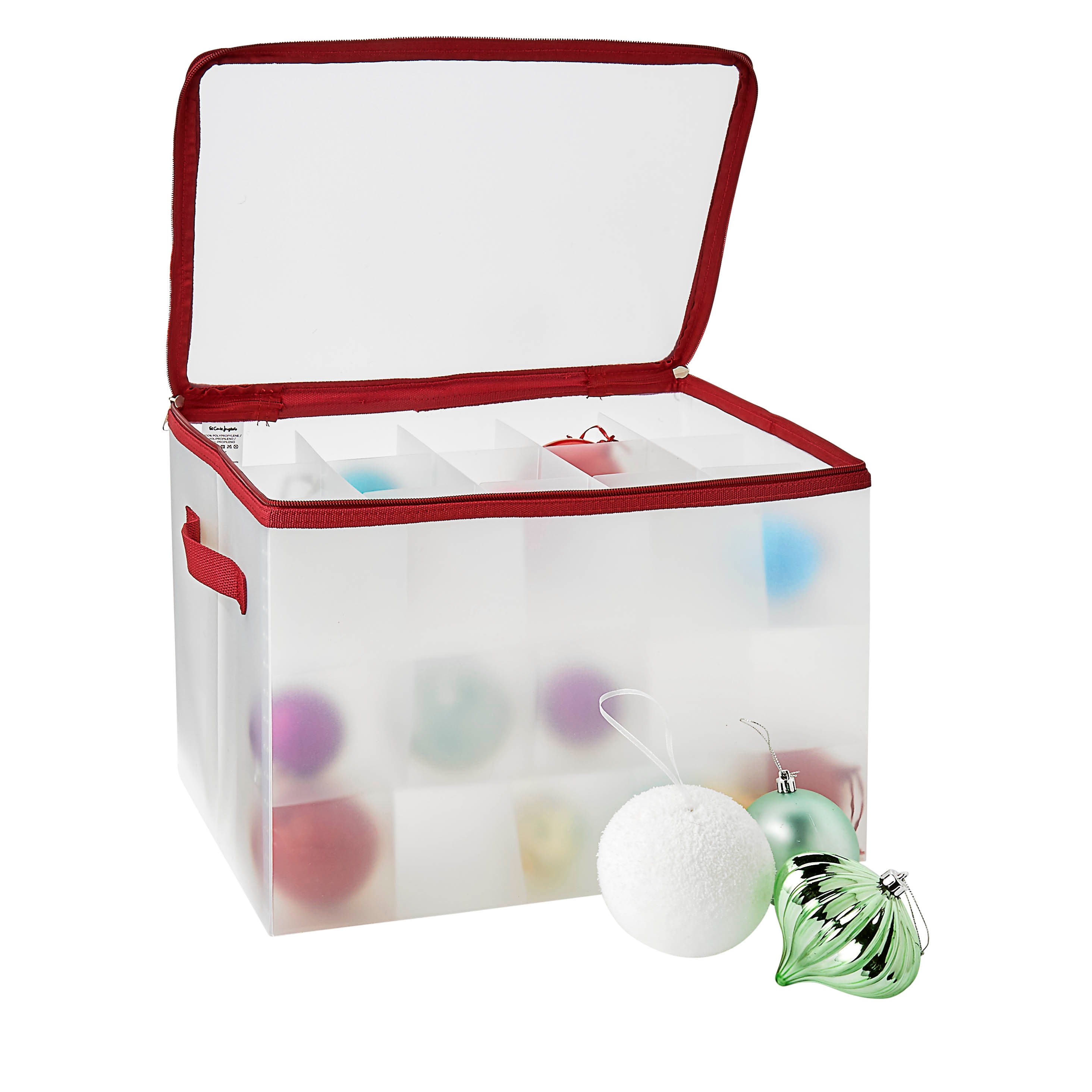 Caja para guardar adornos de Navidad El Corte Inglés - Blanco Blanco-2