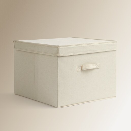 Caja organizadora plegable algodón orgánico El Corte Inglés