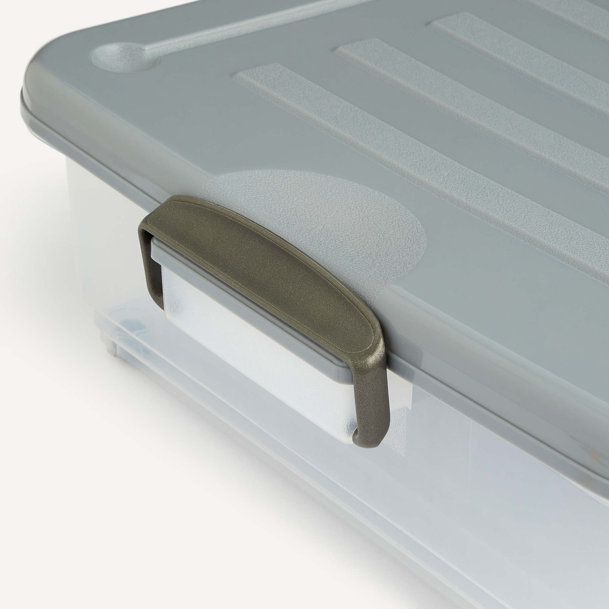 Caja de almacenaje bajo cama  TOP Basics El Corte Inglés Transparente-3
