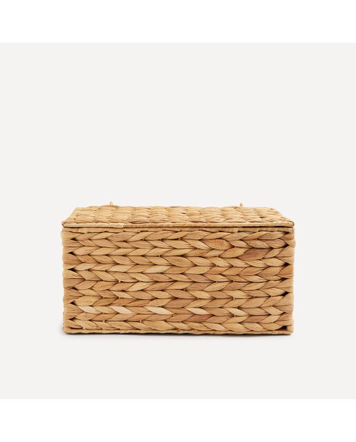 Caixa de Ordenação Trançada Jacinto de Água Natural-2