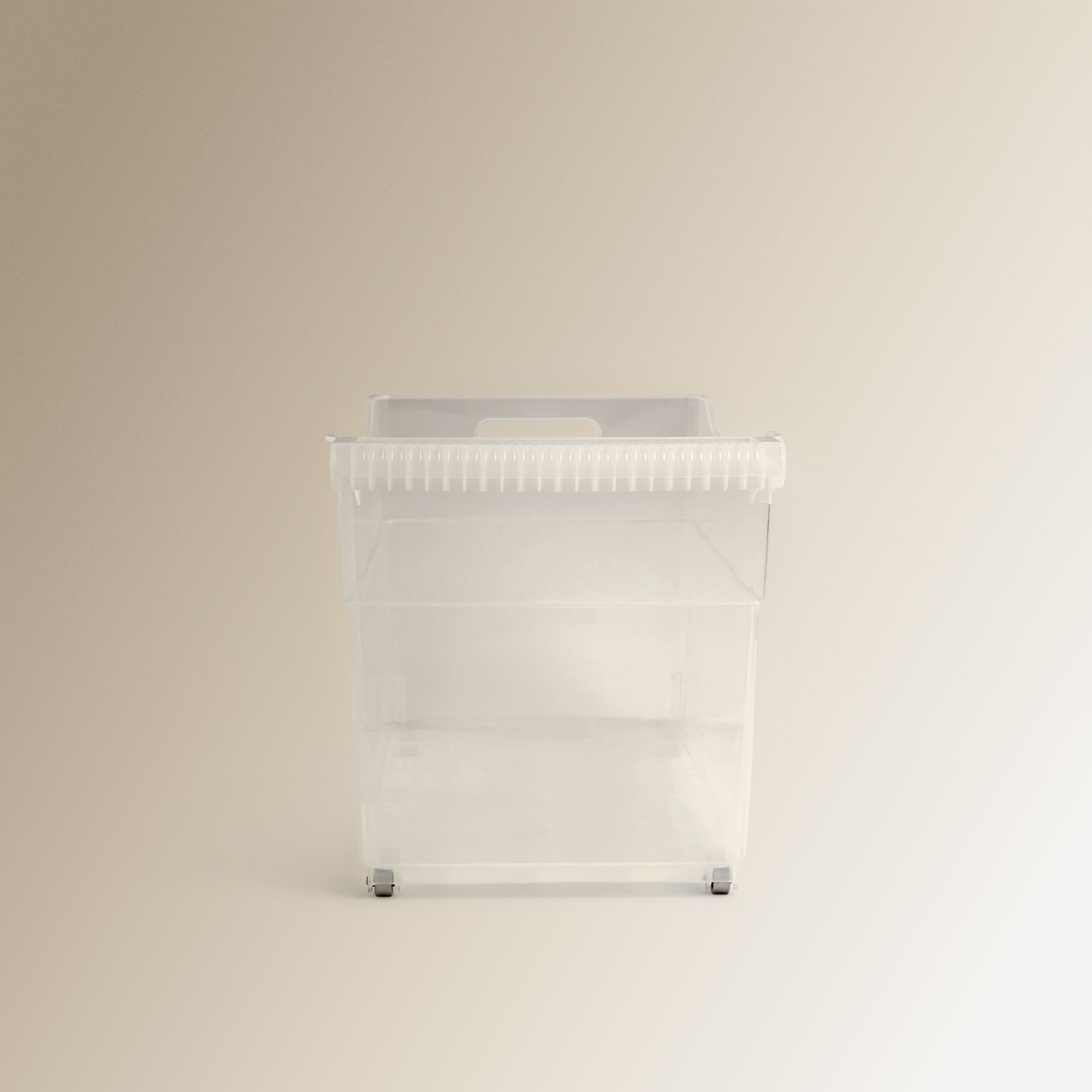 Organizador Grande com Rodas para Armários de Cozinha Transparente-1