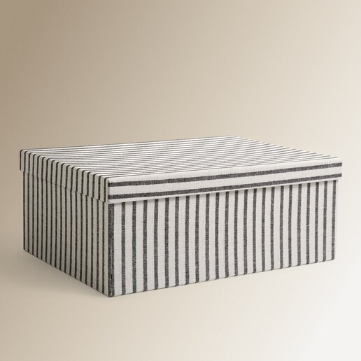 Caja de cartón y tela Navy El Corte Inglés