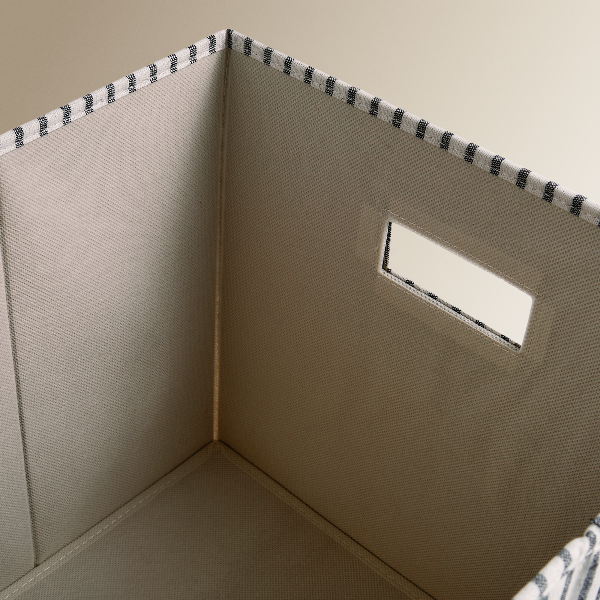 Cubo Organizador Dobrável Navy Branco-3