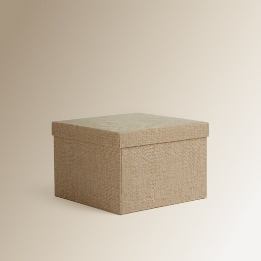 Caja de cartón y tela El Corte Inglés