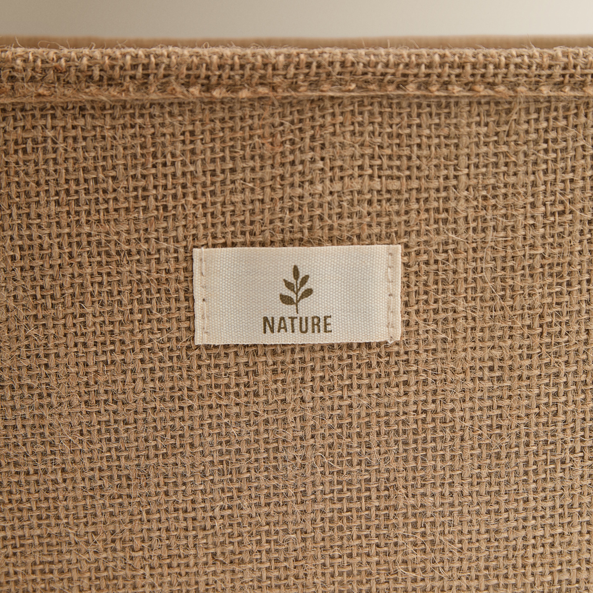 Caixa Dobrável Jute Natural-3