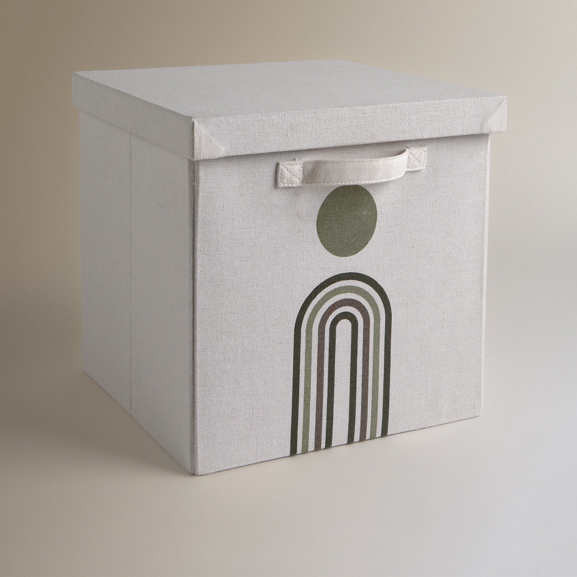 Imagen 0 de Caja con tapa Canvas Rainbow Basics El Corte Inglés