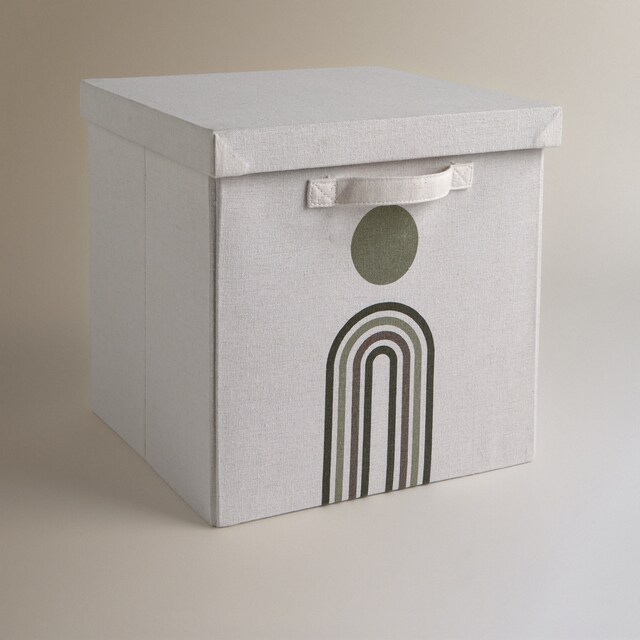 Imagen 0 de Caja con tapa Canvas Rainbow Basics El Corte Inglés