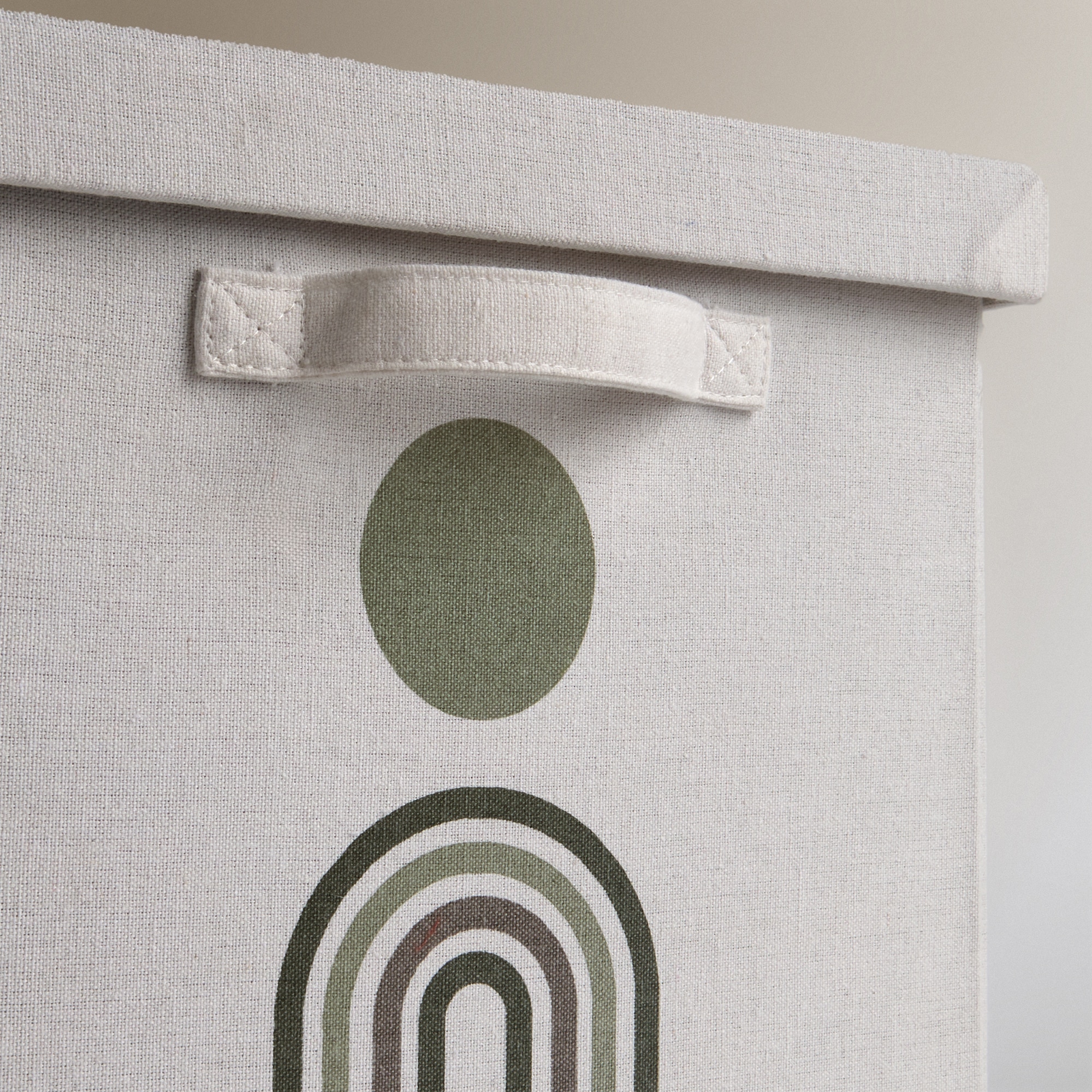 Caja con tapa Canvas Rainbow Basics El Corte Inglés Crudo-2