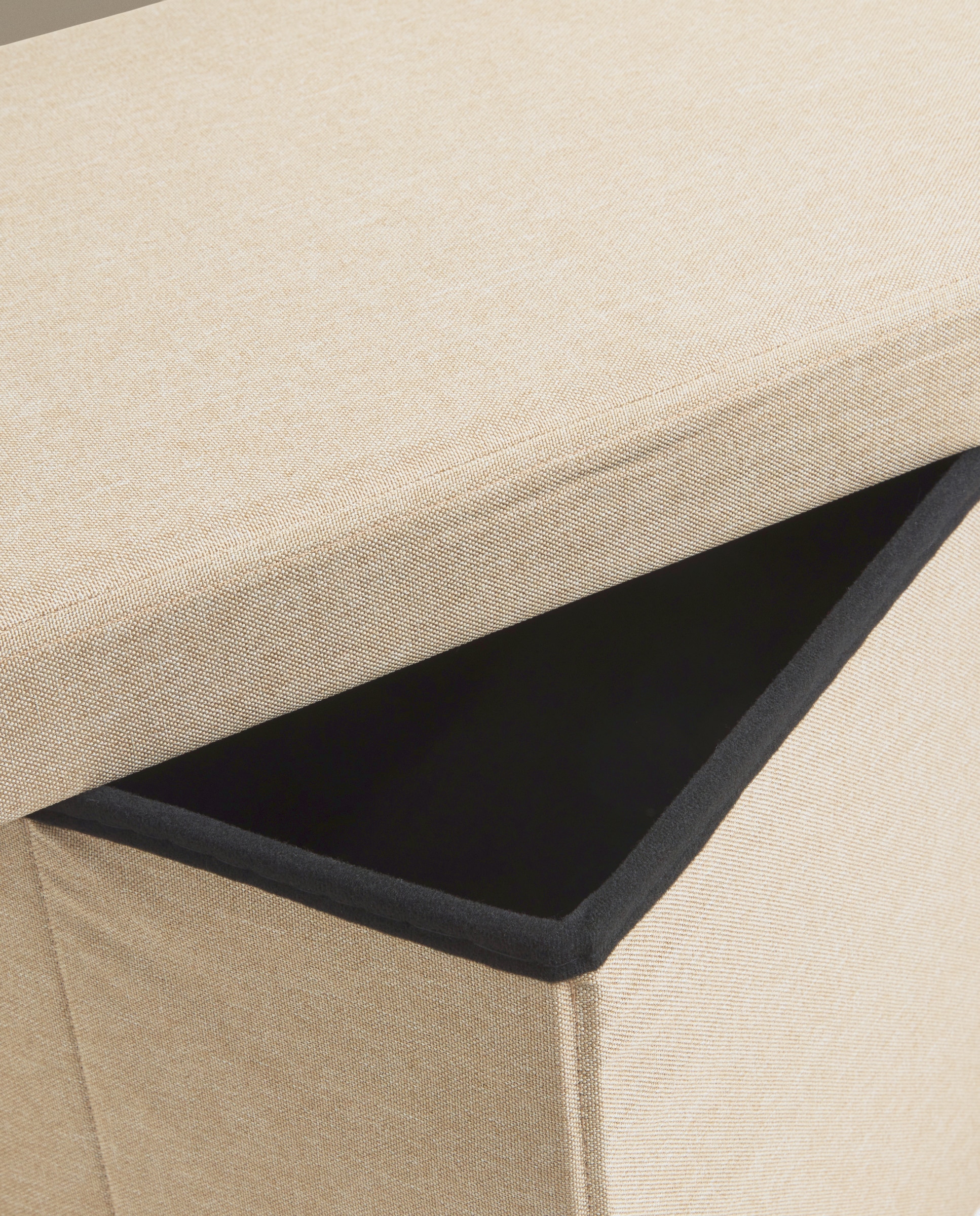 Caixa puf duplo El Corte Inglés Bege-3