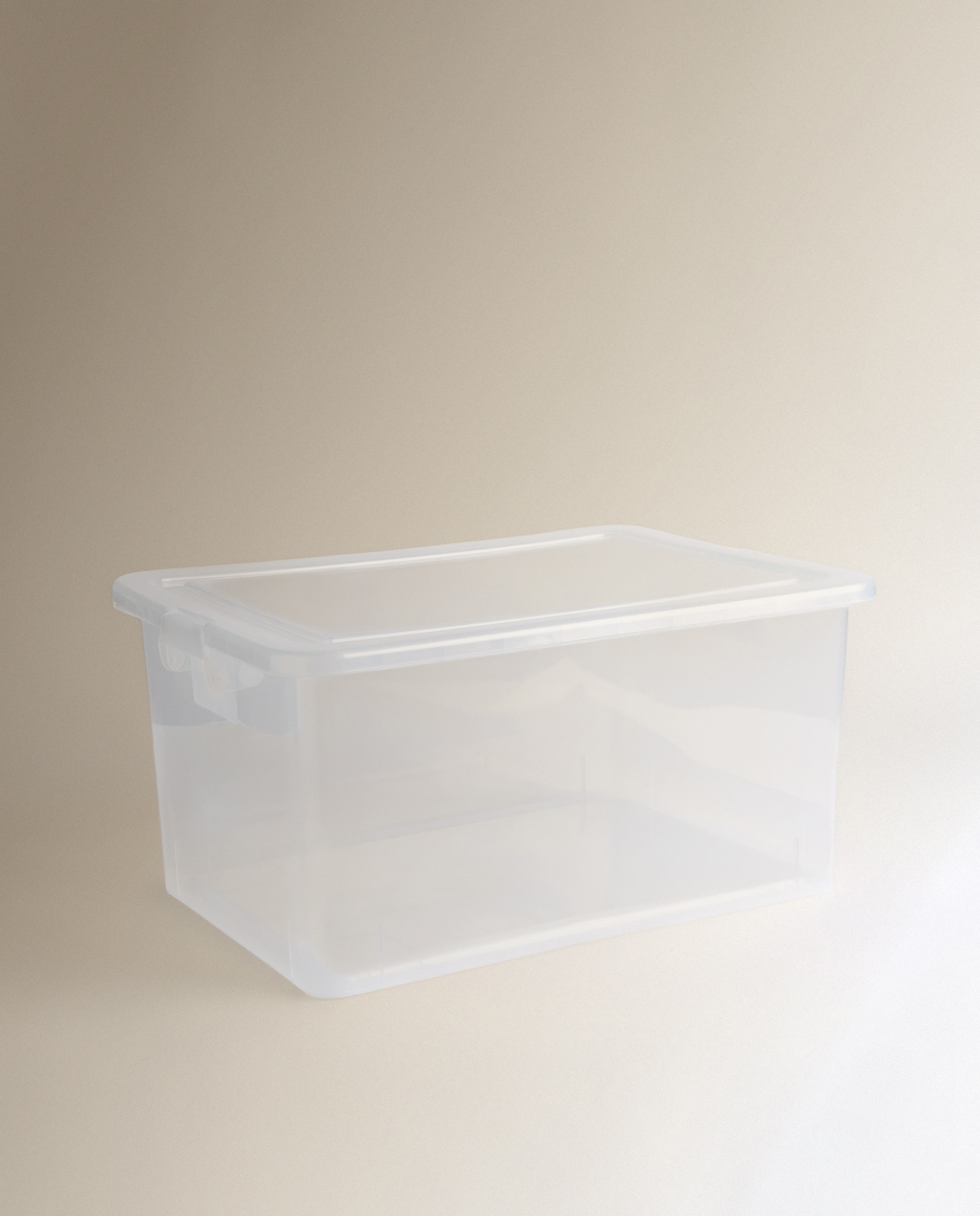 Caja de almacenaje con tapa - Transparente 3,5 litros Transparente-1