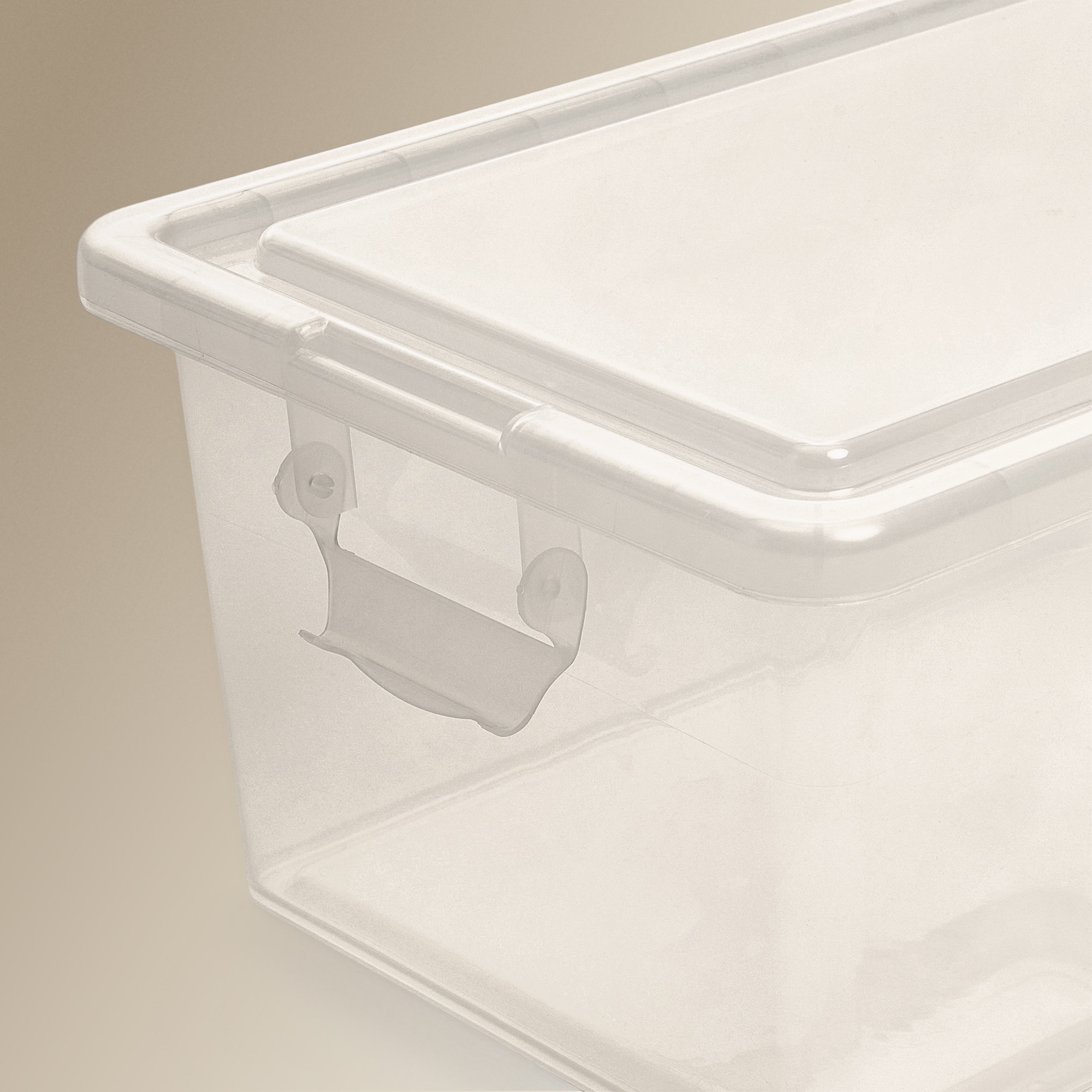 Caja de almacenaje con tapa - Transparente 3,5 litros Transparente-5