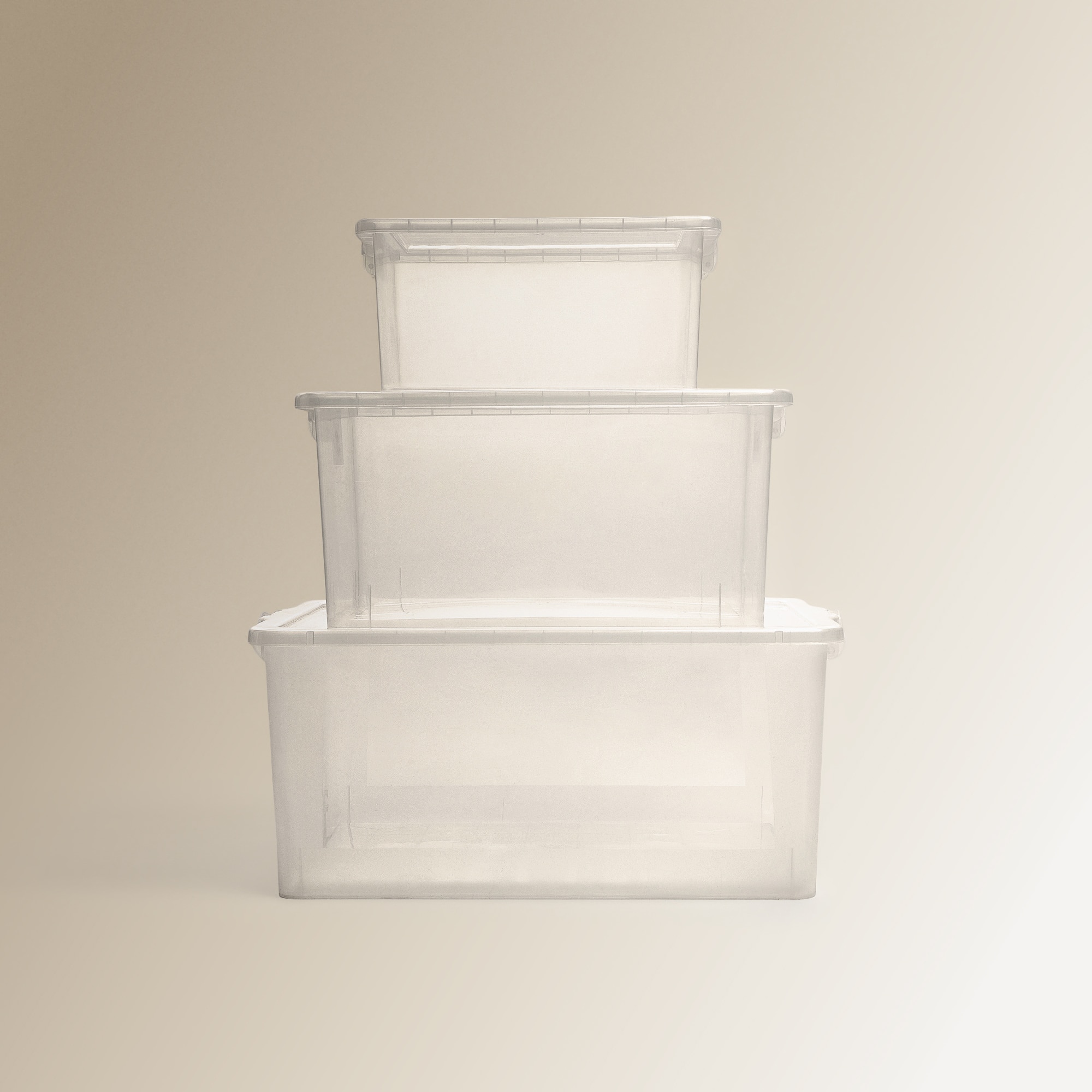 Caja de almacenaje con tapa - Transparente 3,5 litros Transparente-7