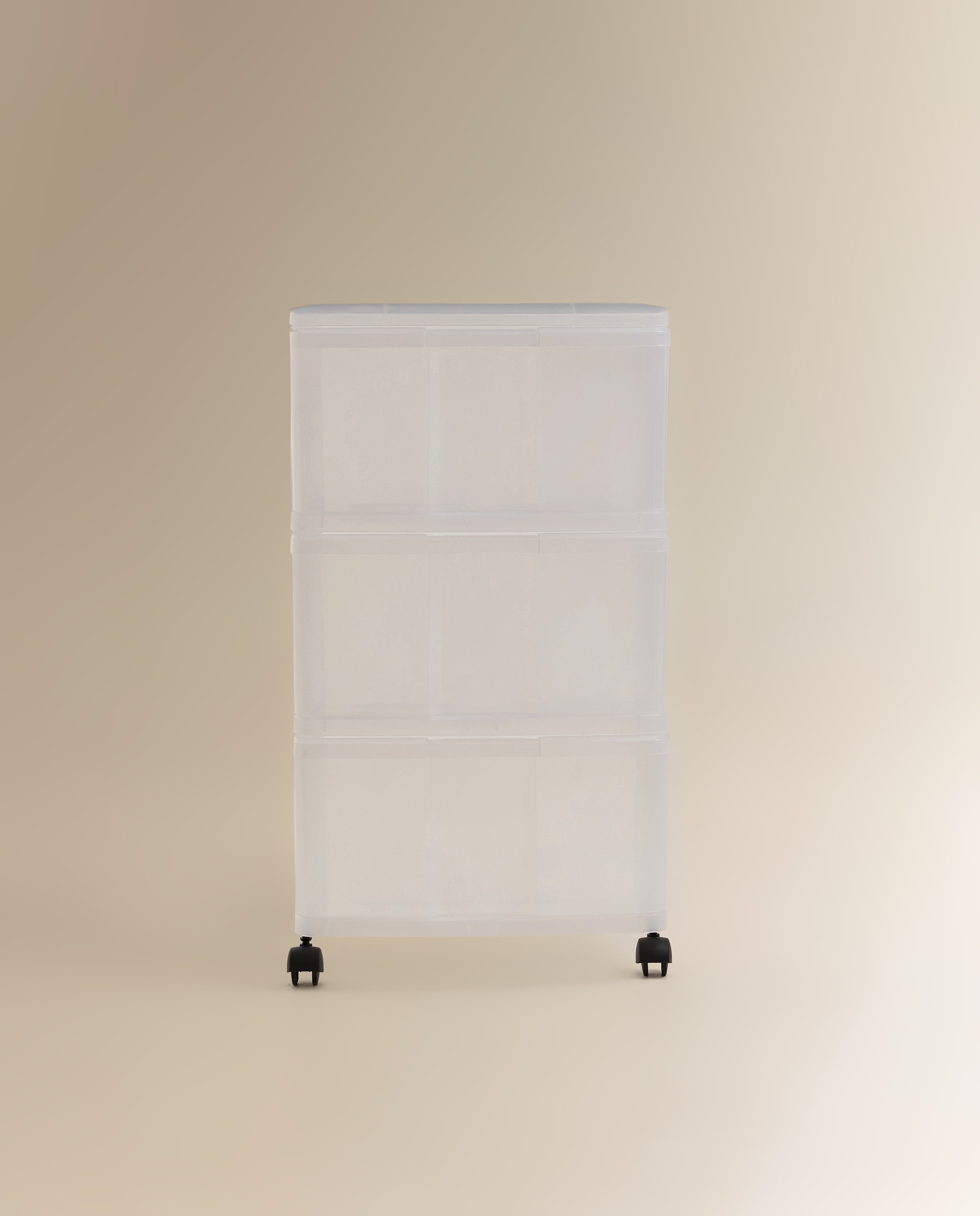 Móvel com 3 Gavetas e Rodas Módulo Transparente-2