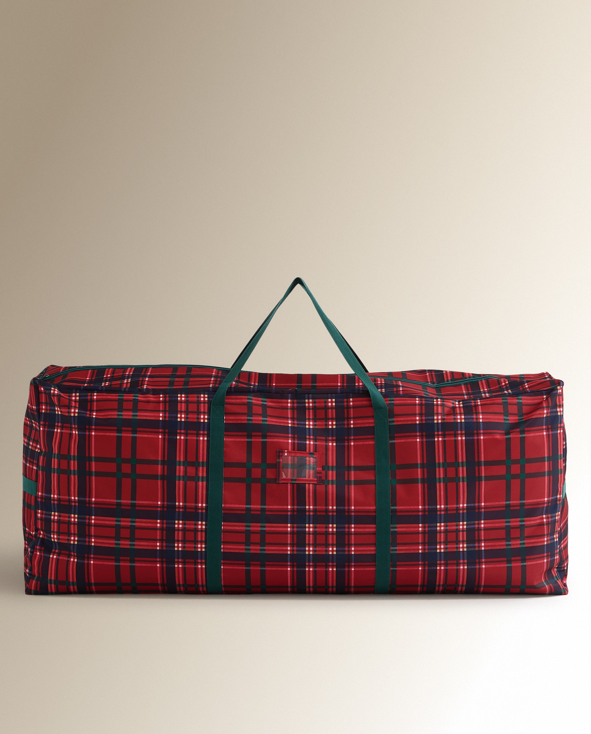 Imagen 1 de Funda para árbol tartán Navidad Rojo