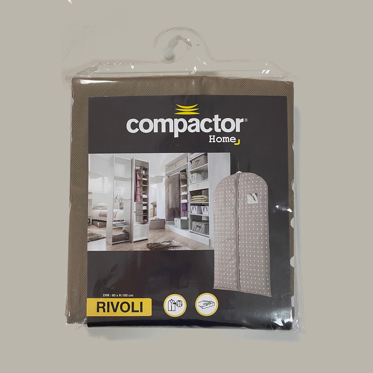 Funda trajes Rivoli Compactor® Beige-5