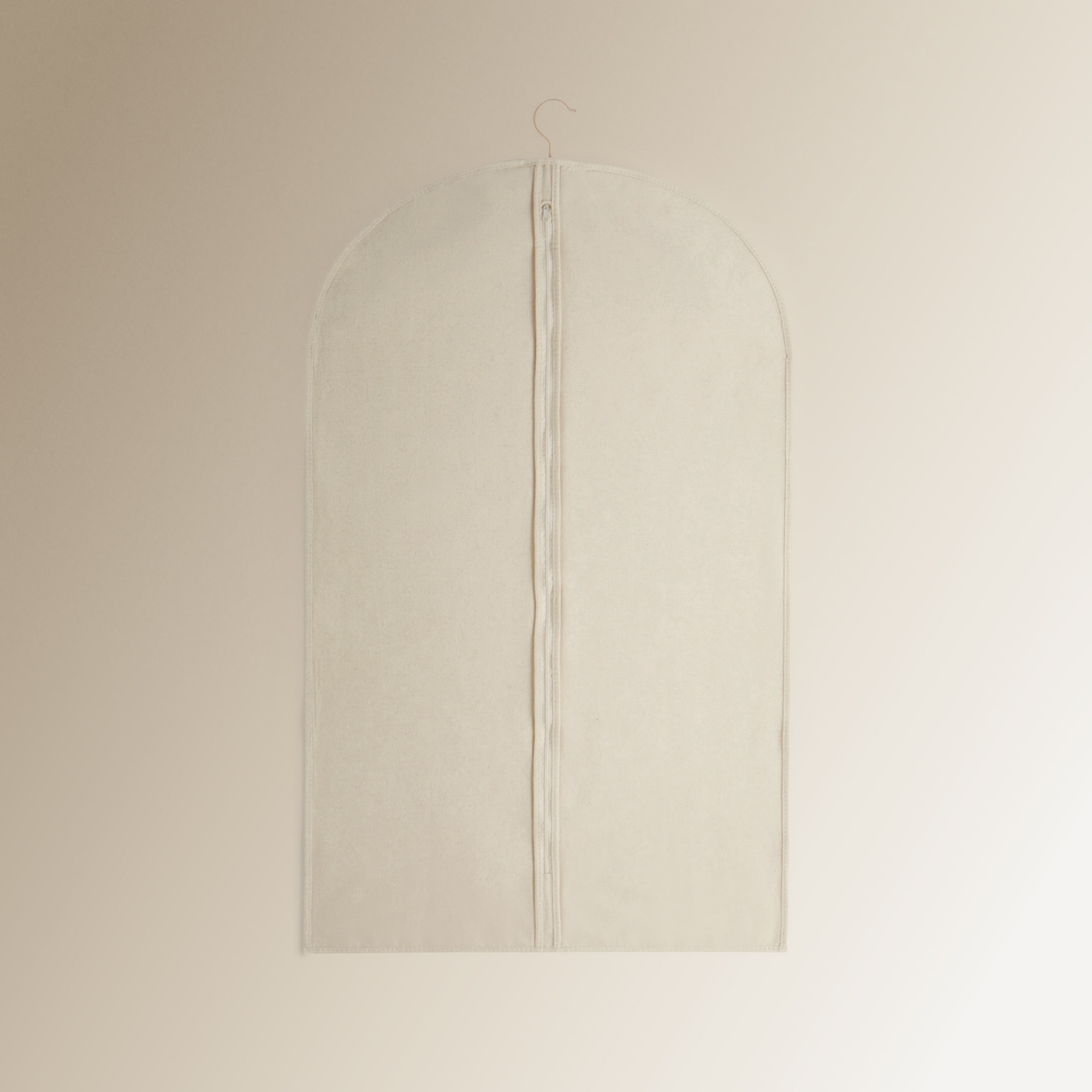 Capa para fatos de algodão orgânico Natural-1