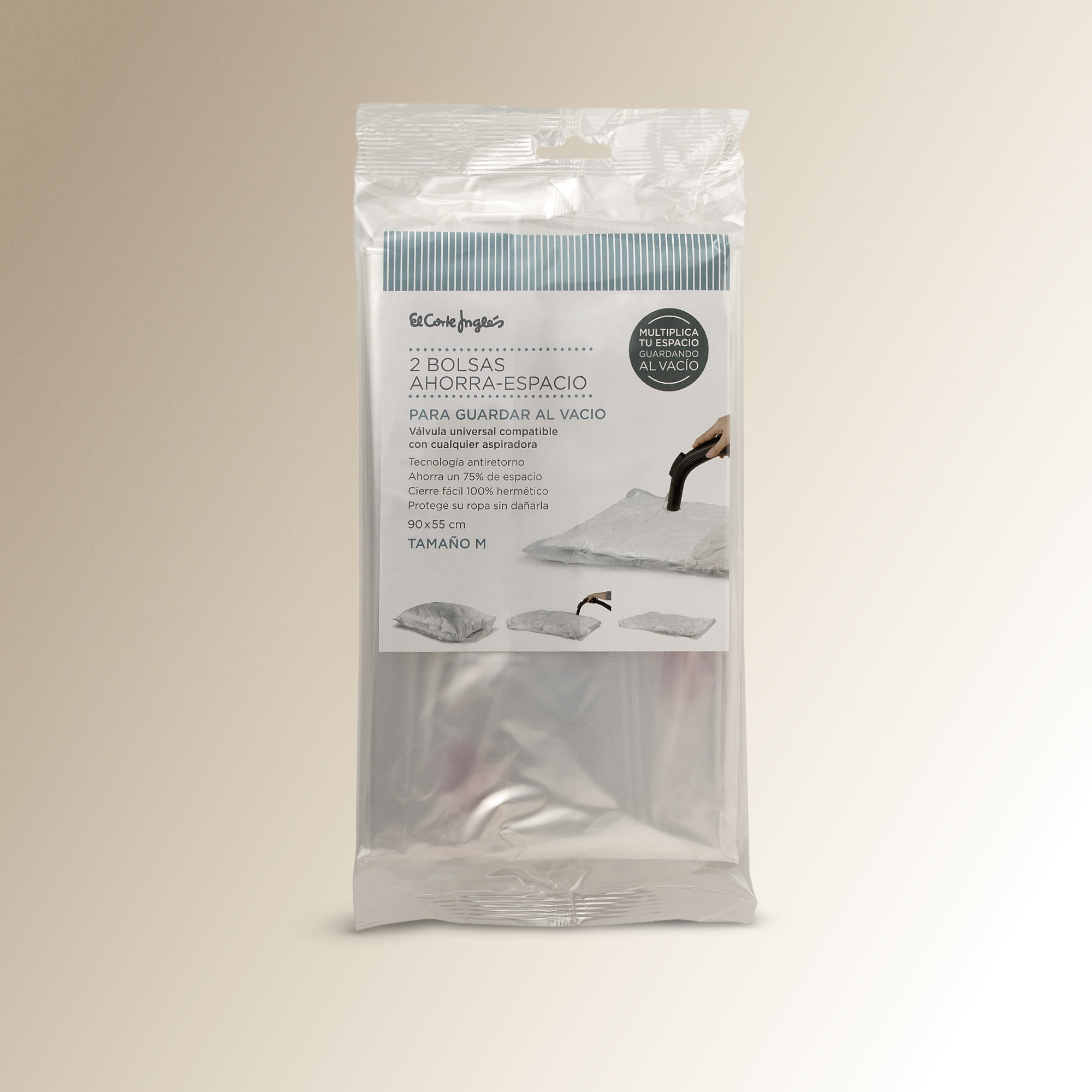 Imagen 0 de Juego de 2 fundas ahorra espacio El Corte Inglés