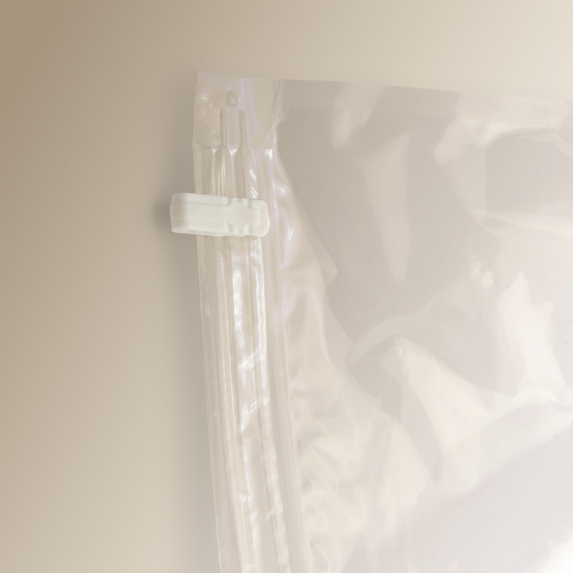 Conjunto de 2 capas poupa espaço para pendurar El Corte Inglés Transparente-2