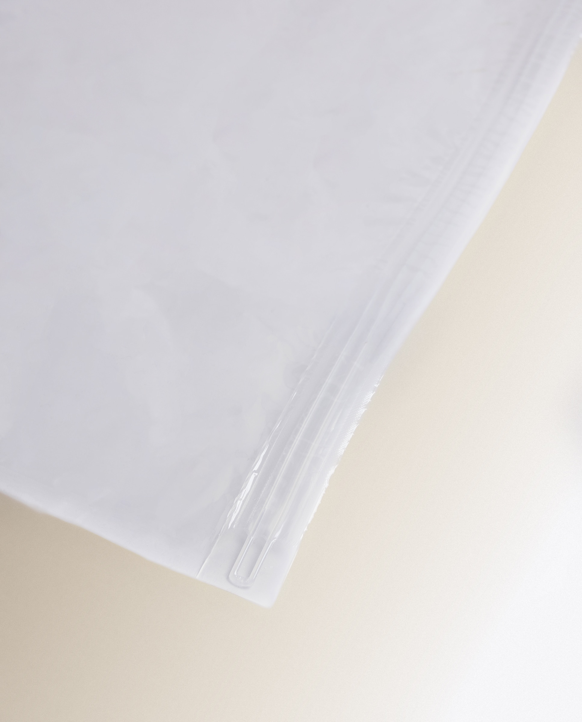Conjunto de 2 capas economizadoras de espaço para pendurar Transparente-3