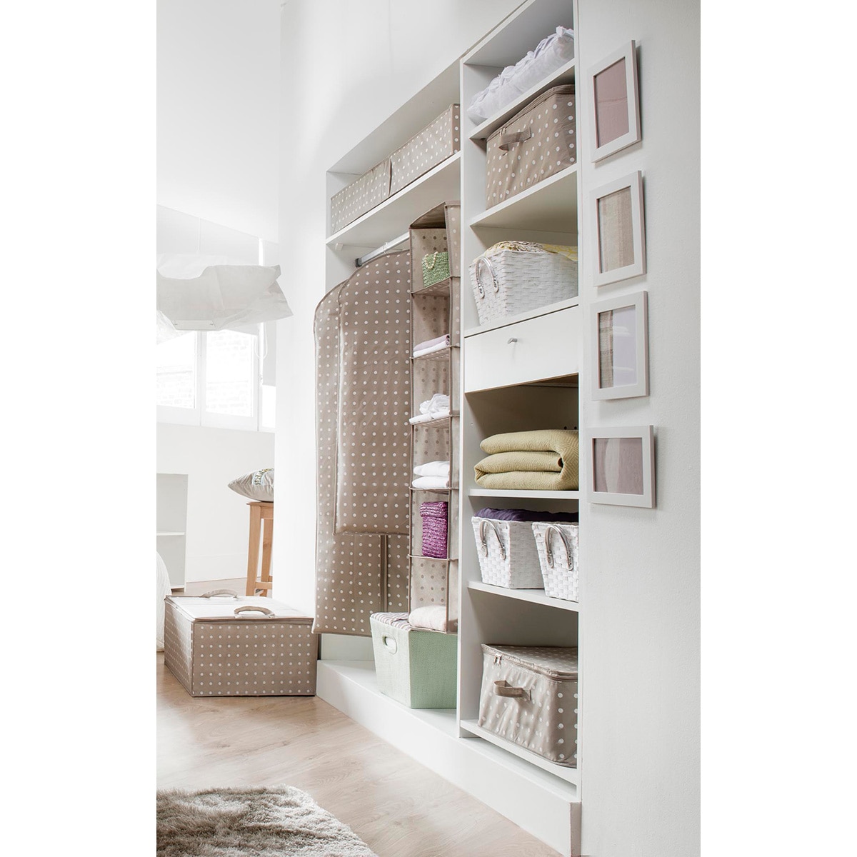 Caja organizadora Rivoli Compactor® Beige-4