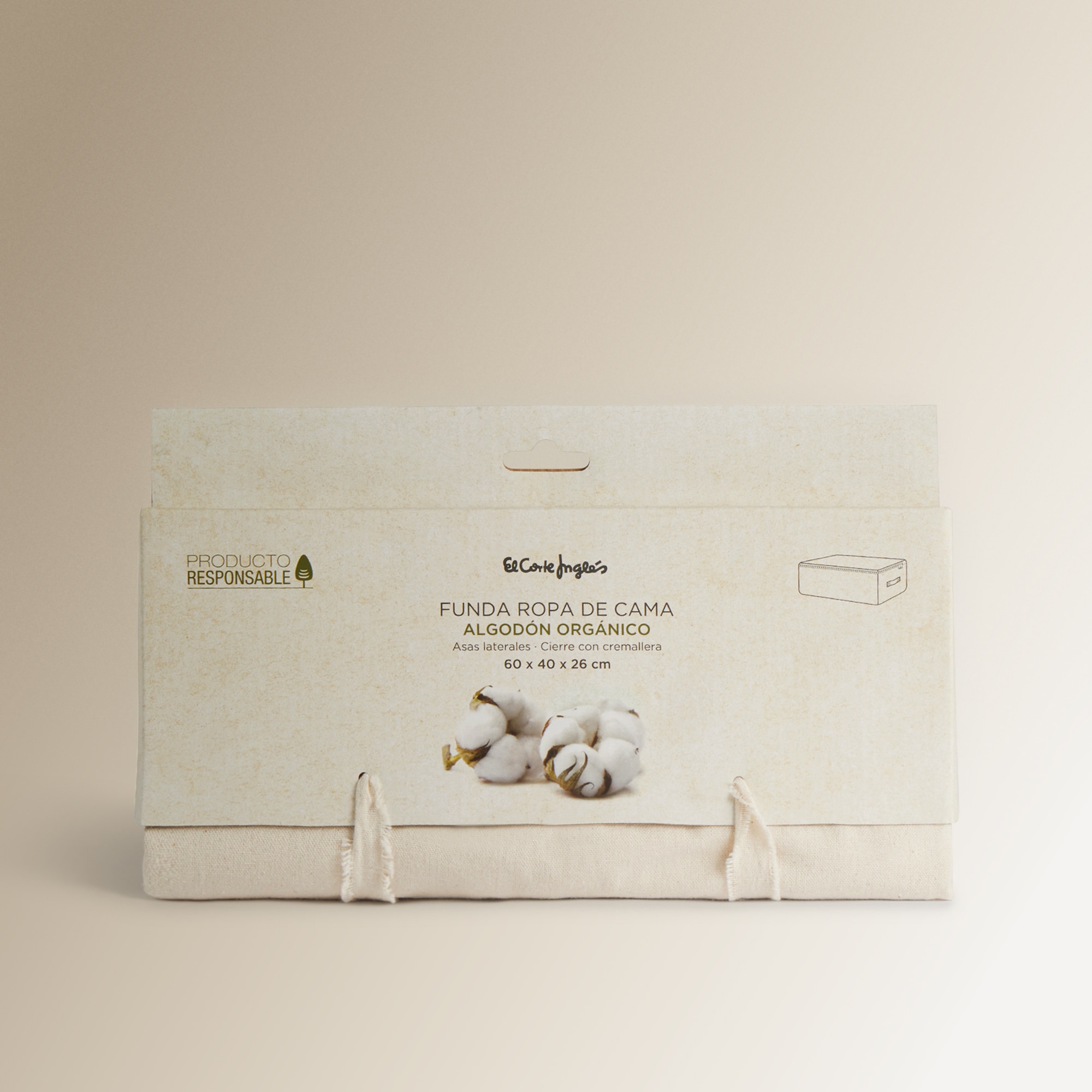 Capa para mantas de algodão orgânico Natural-4