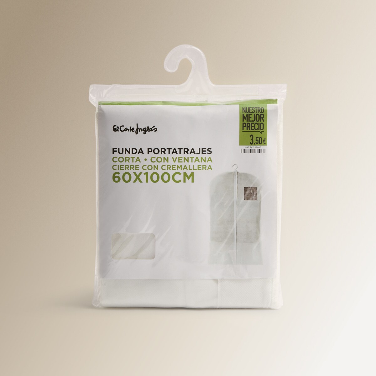 Funda para trajes Nuestro Mejor Precio - El Corte Inglés Blanco-5